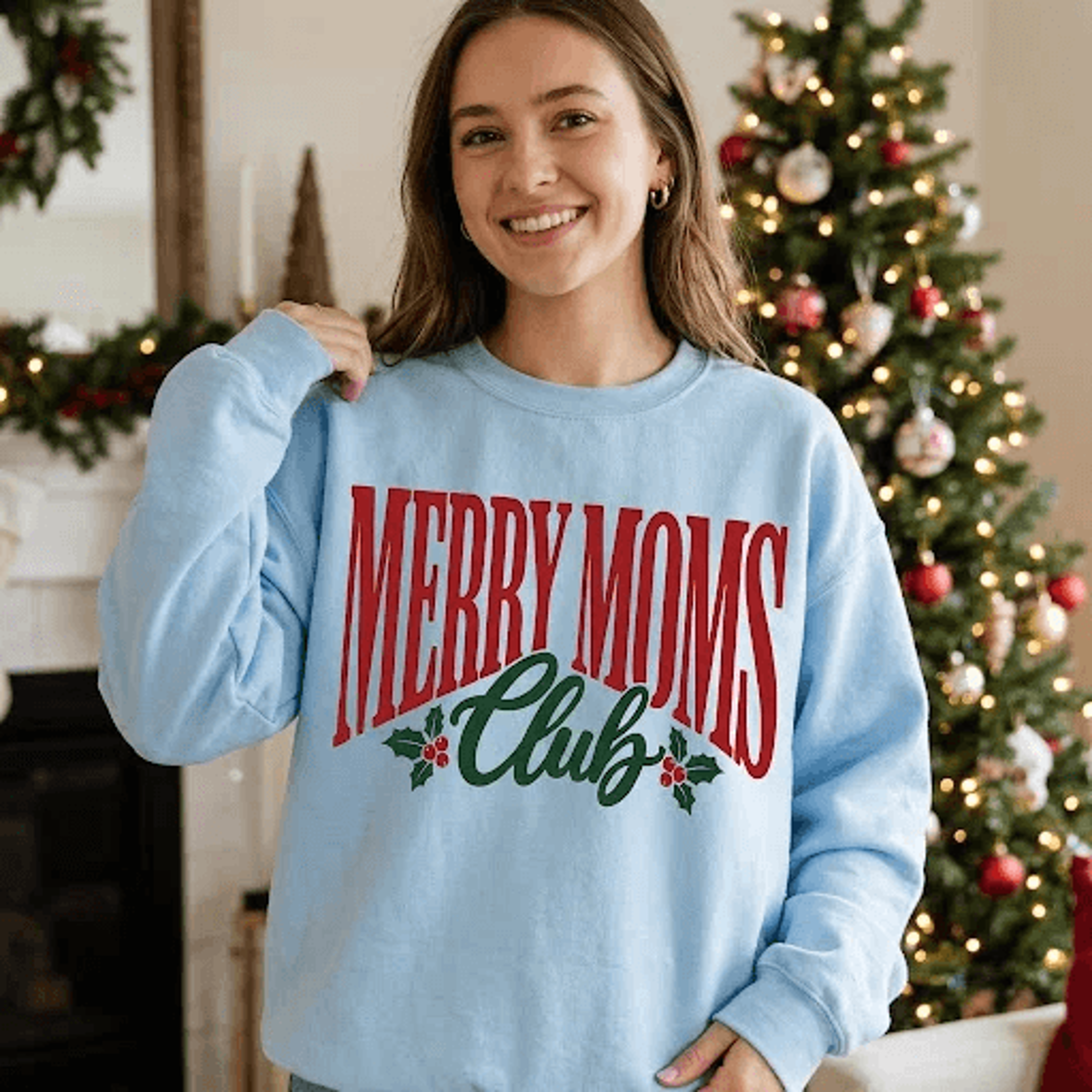 Almost Magical Christmas Sweatshirt Cute Festive Horse GrMerry Maphic Whimsical Holiday Horse Lover 2
