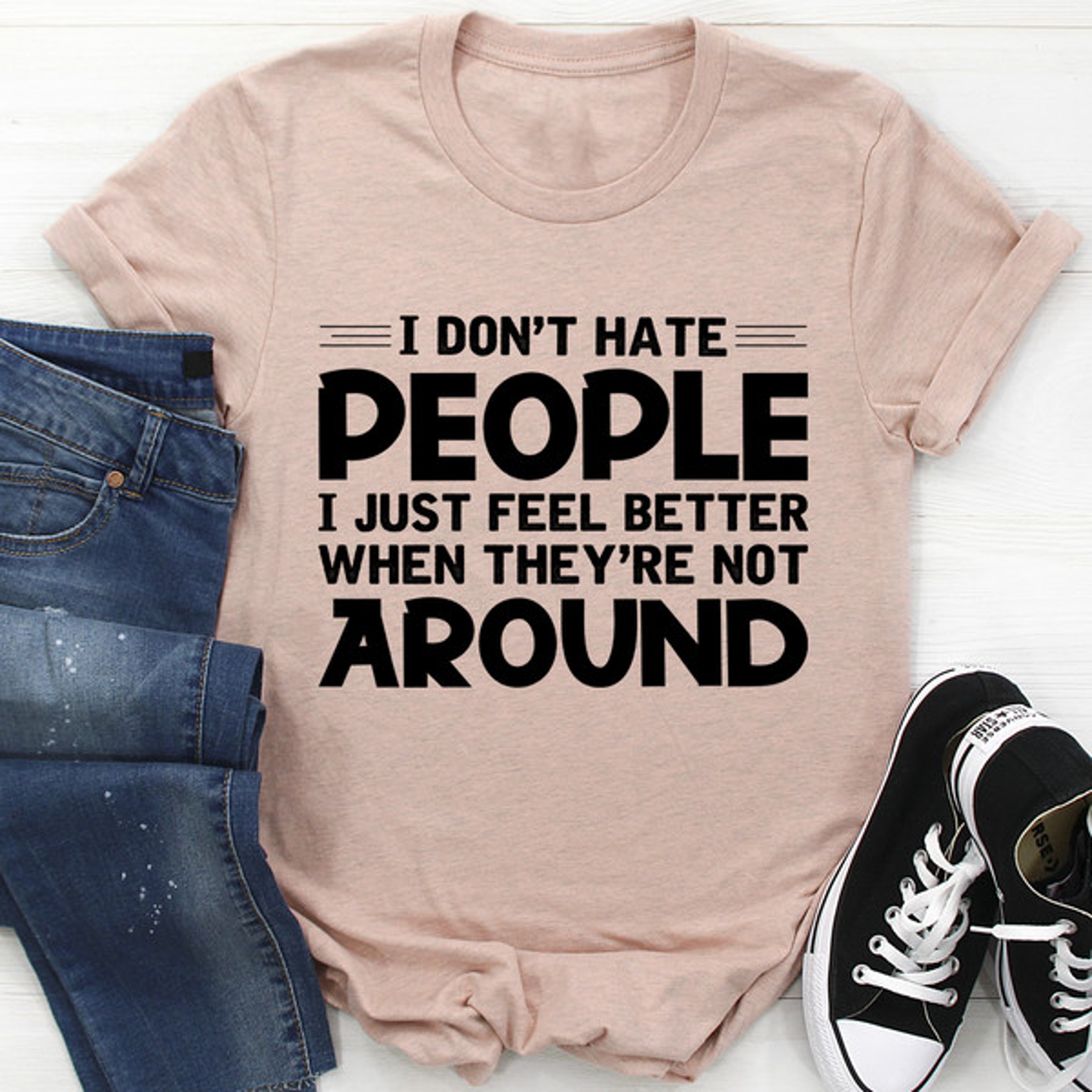 I Don't Hate People Tee – view 1