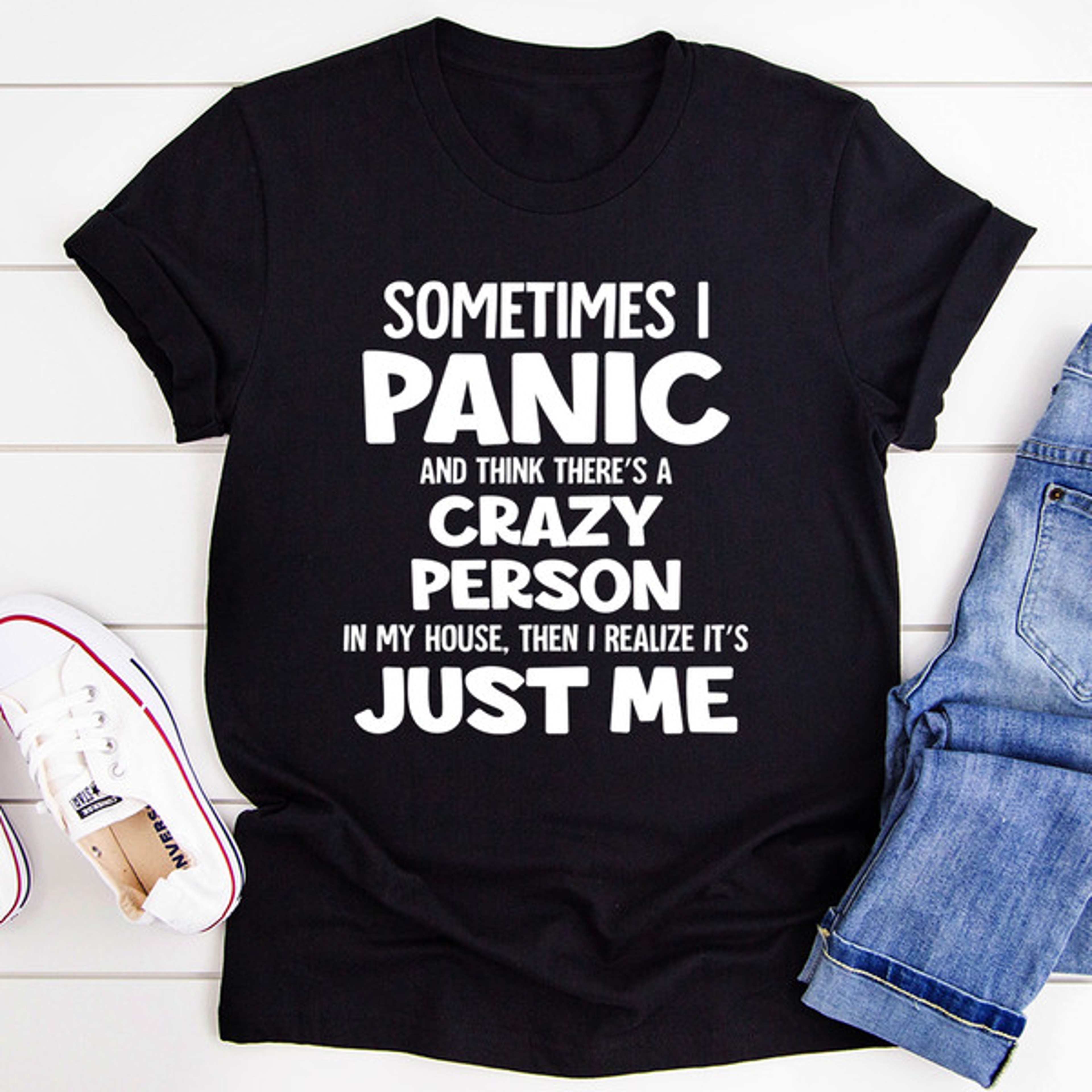 Sometimes I Panic Tee – view 4