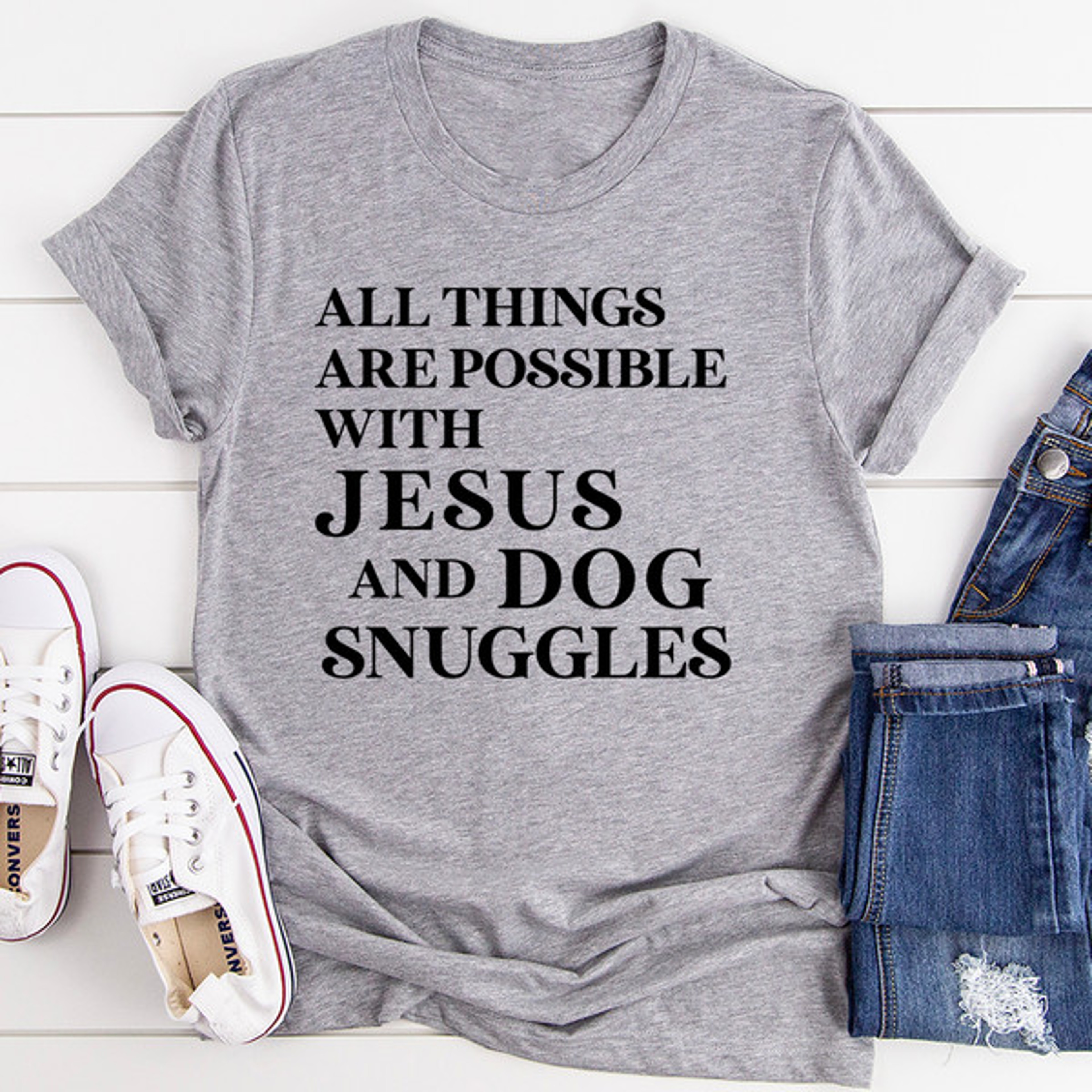All Things Are Possible with Jesus Tee – view 2