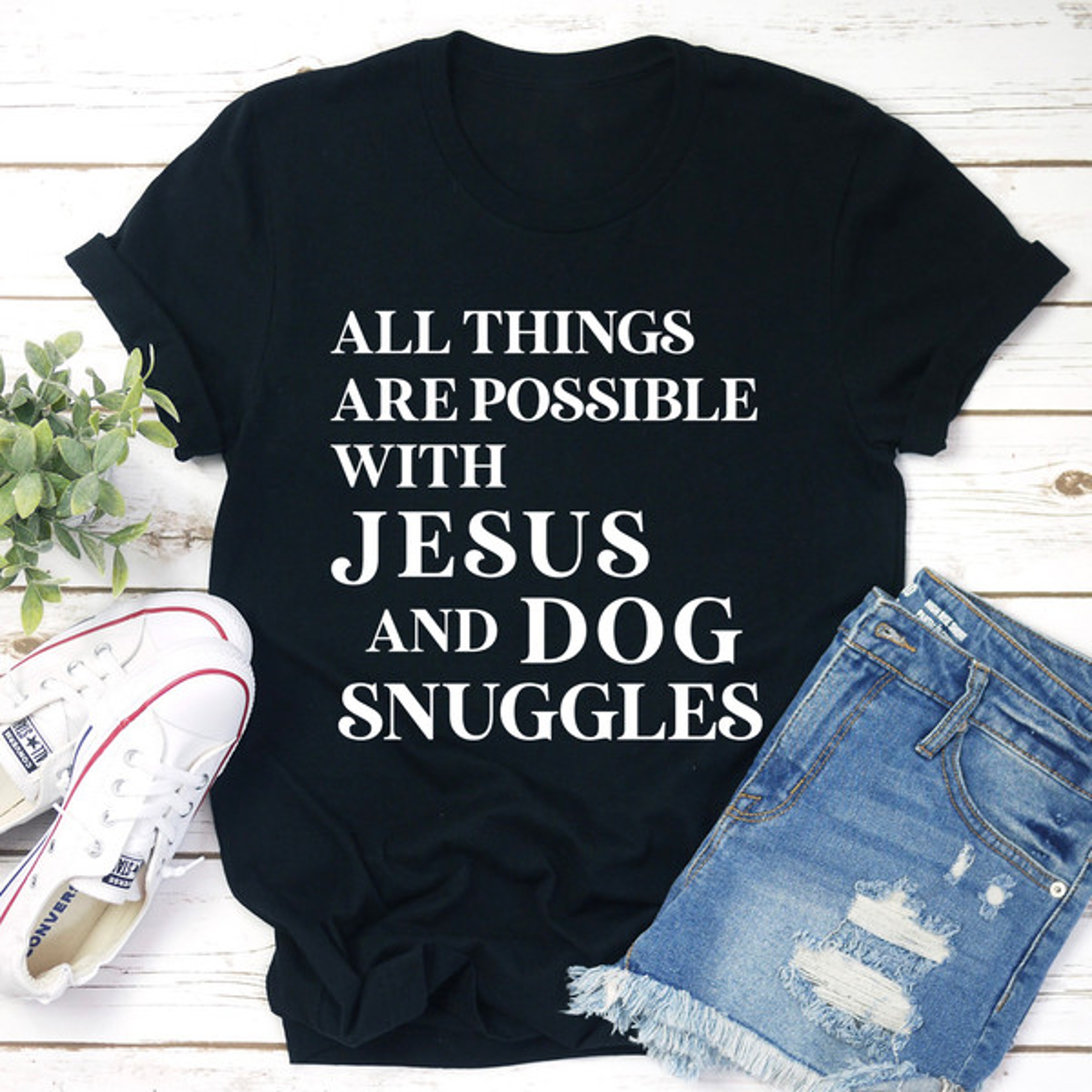 All Things Are Possible with Jesus Tee – view 3