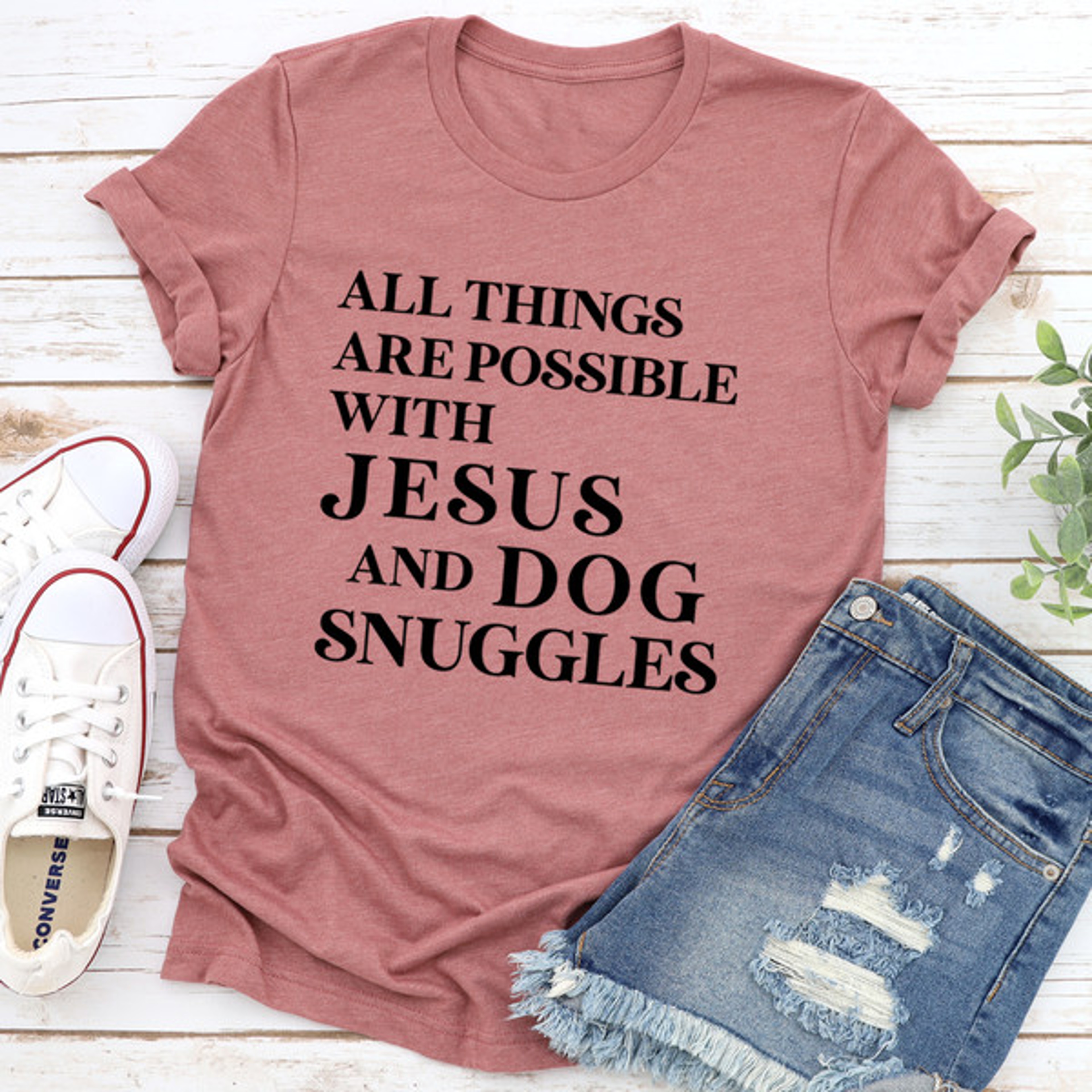 All Things Are Possible with Jesus Tee – view 4