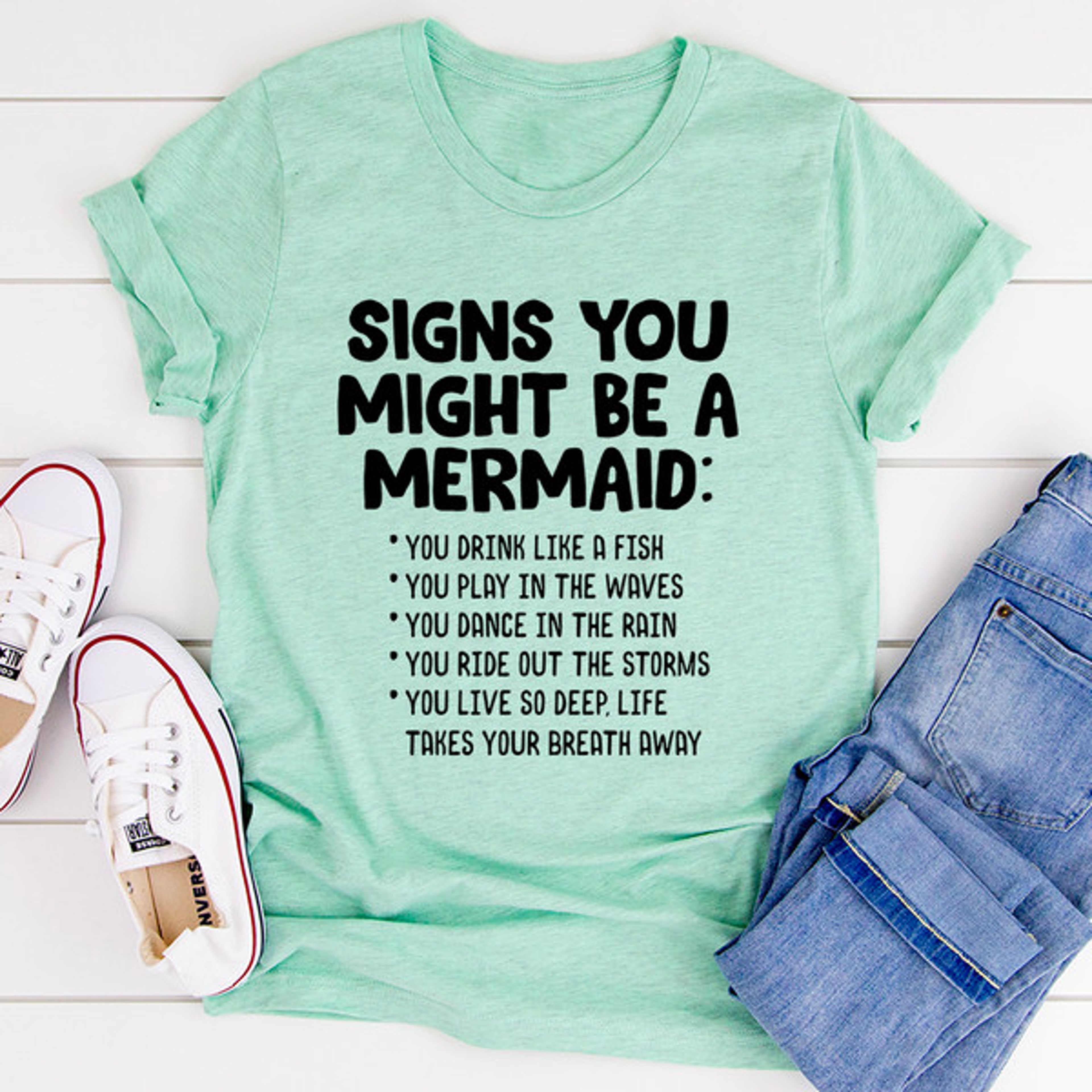 Signs You Might Be A Mermaid Tee – view 1