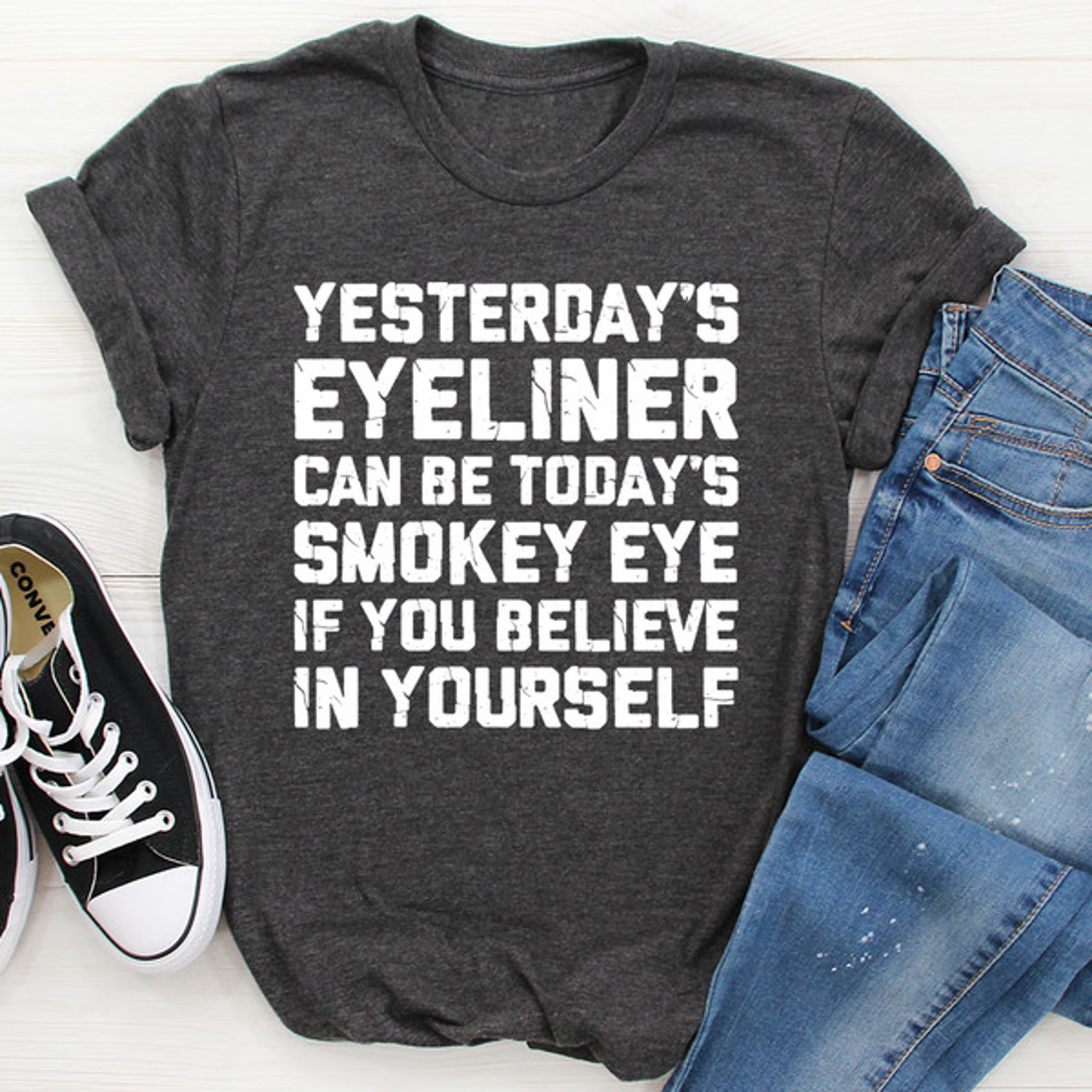 Yesterday's Eyeliner Todays Smokey Eye Tee – view 2