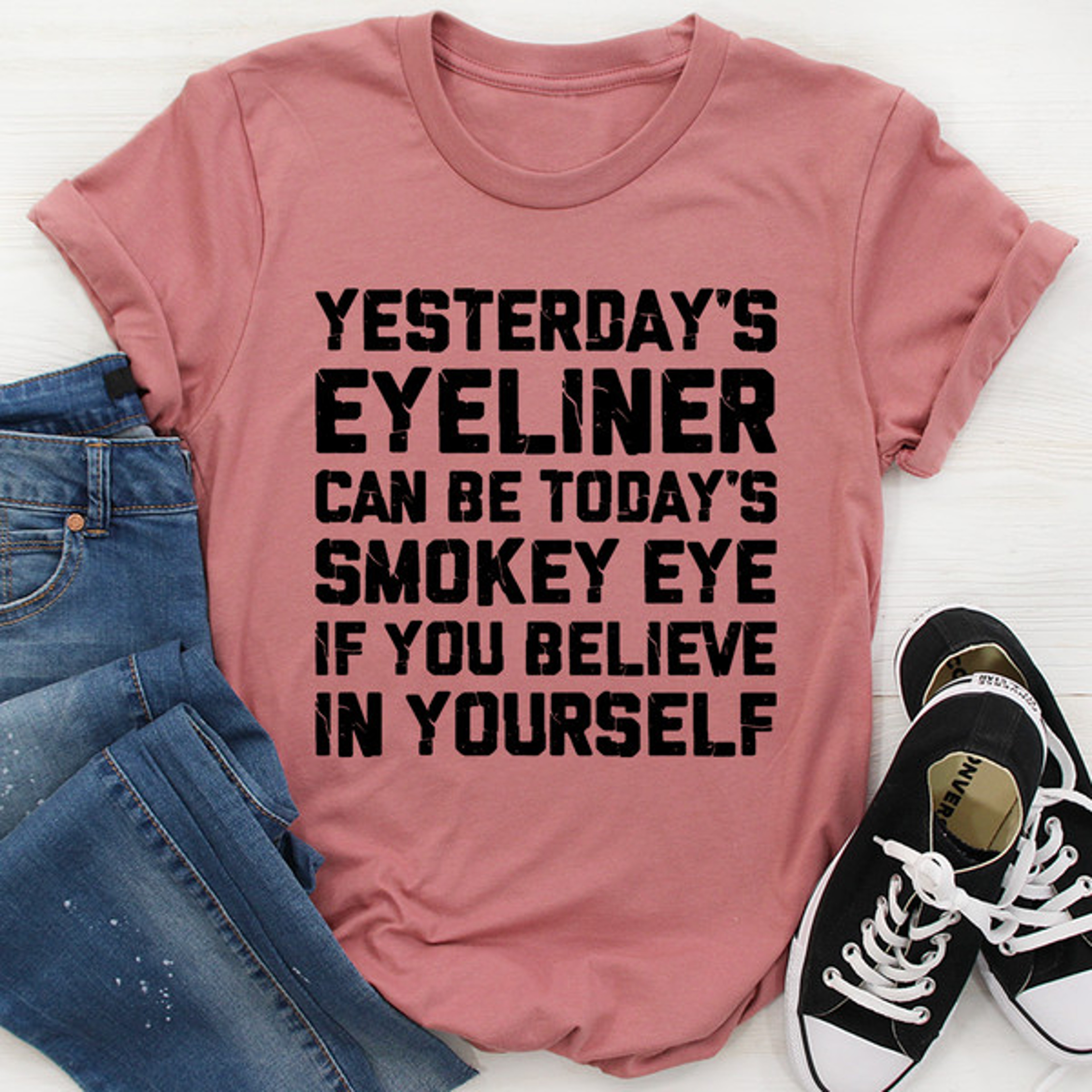 Yesterday's Eyeliner Todays Smokey Eye Tee – view 3