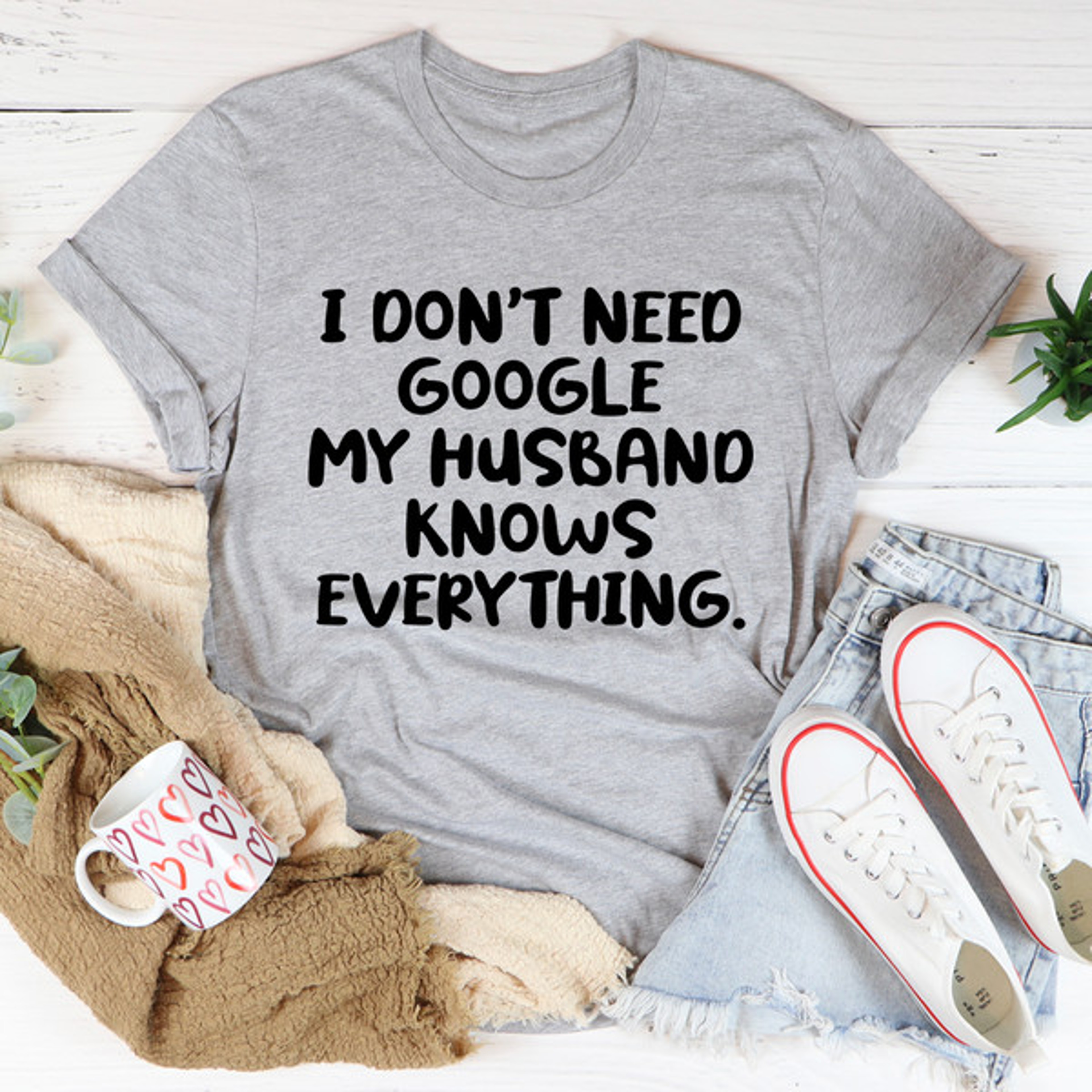 My Husband Knows Everything Tee – view 2