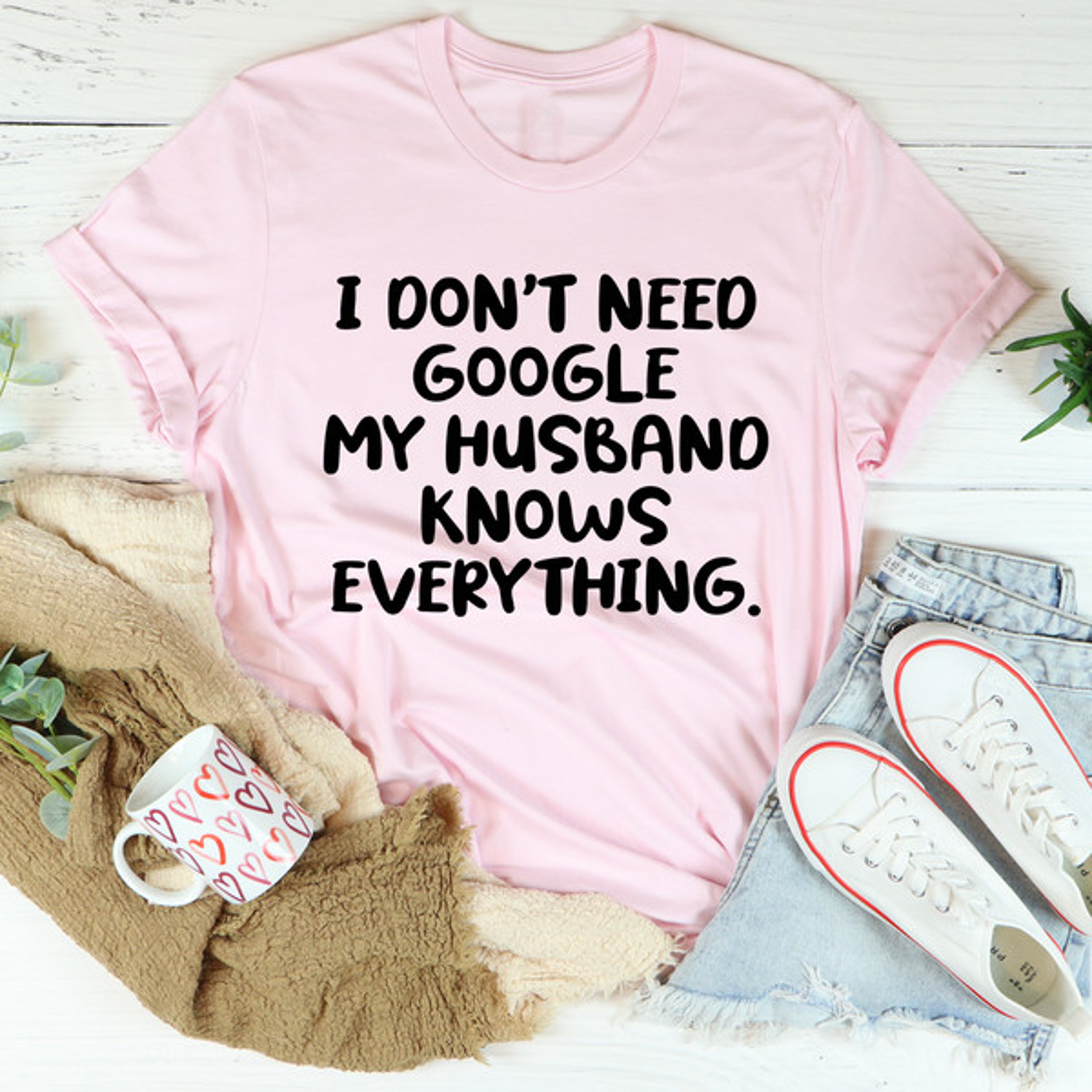 My Husband Knows Everything Tee – view 3