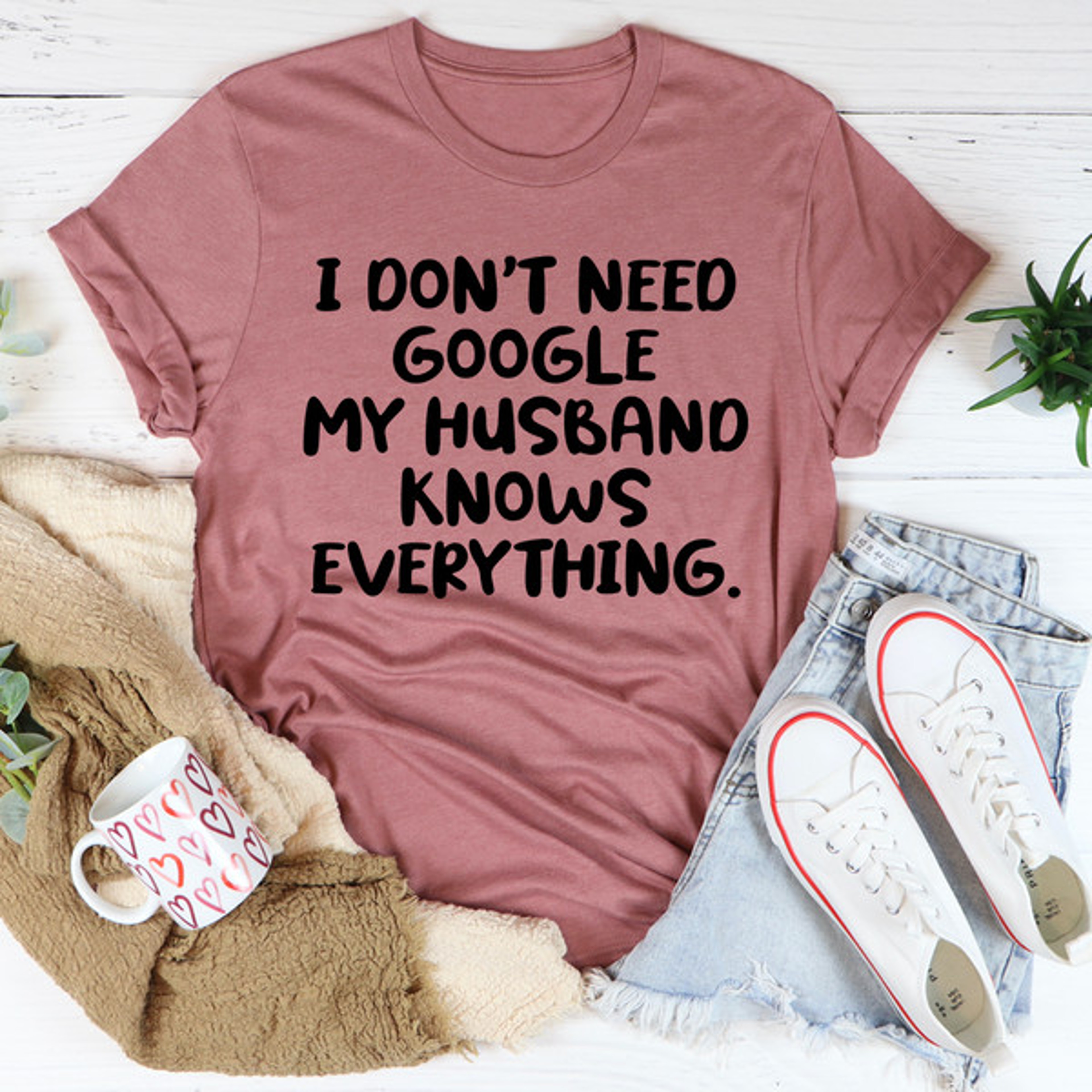 My Husband Knows Everything Tee – view 4