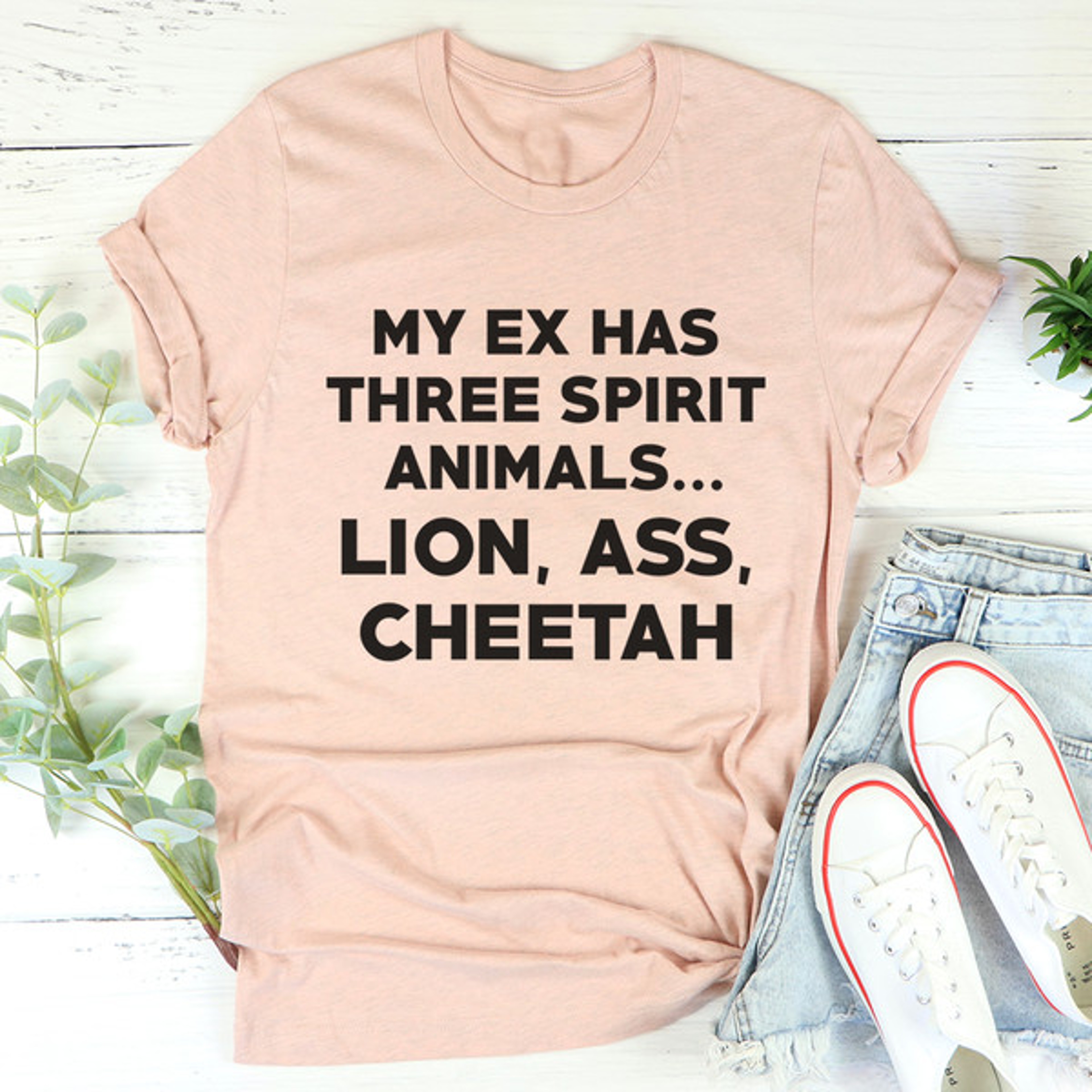 My Ex Has Three Spirit Animals Tee – view 4