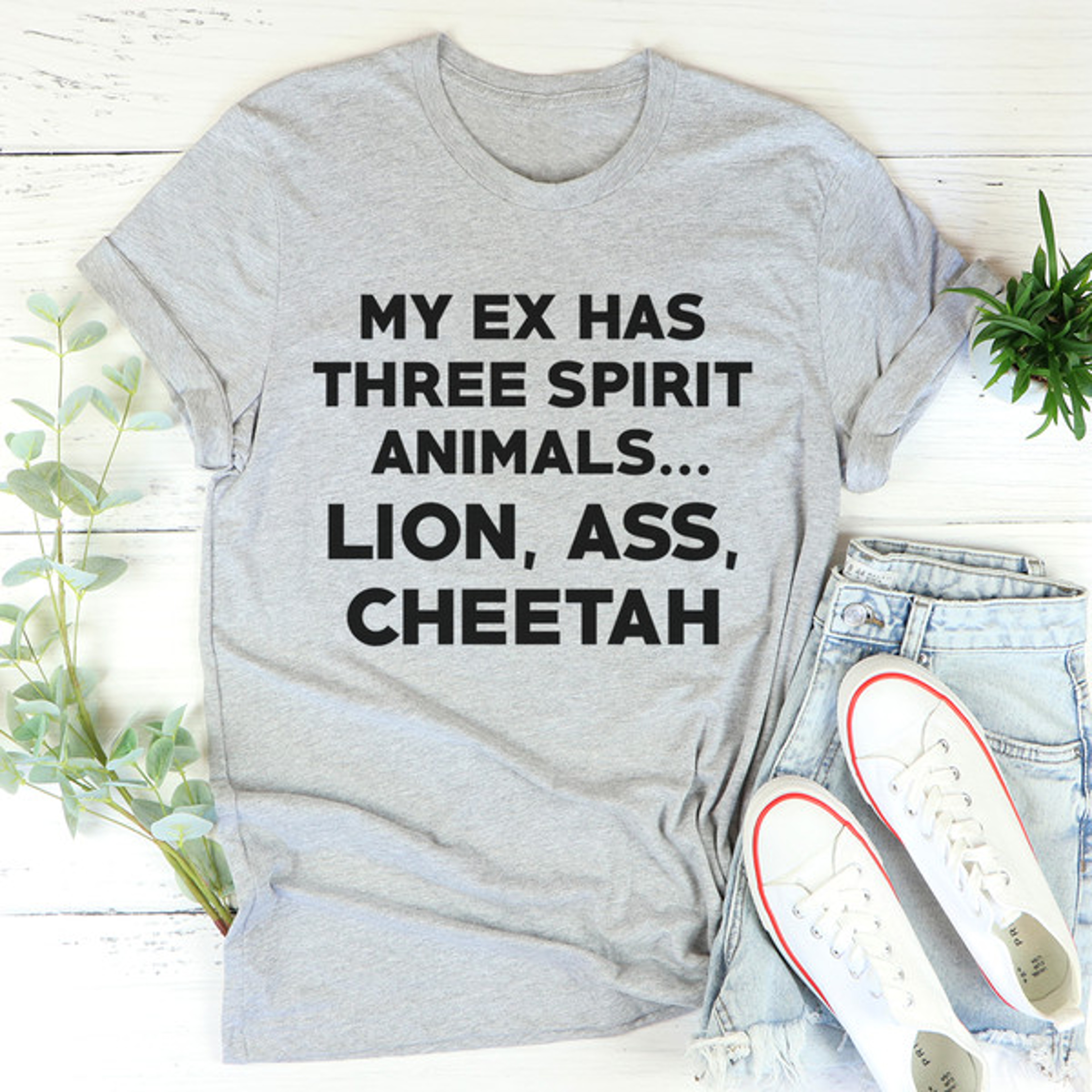 My Ex Has Three Spirit Animals Tee – view 2