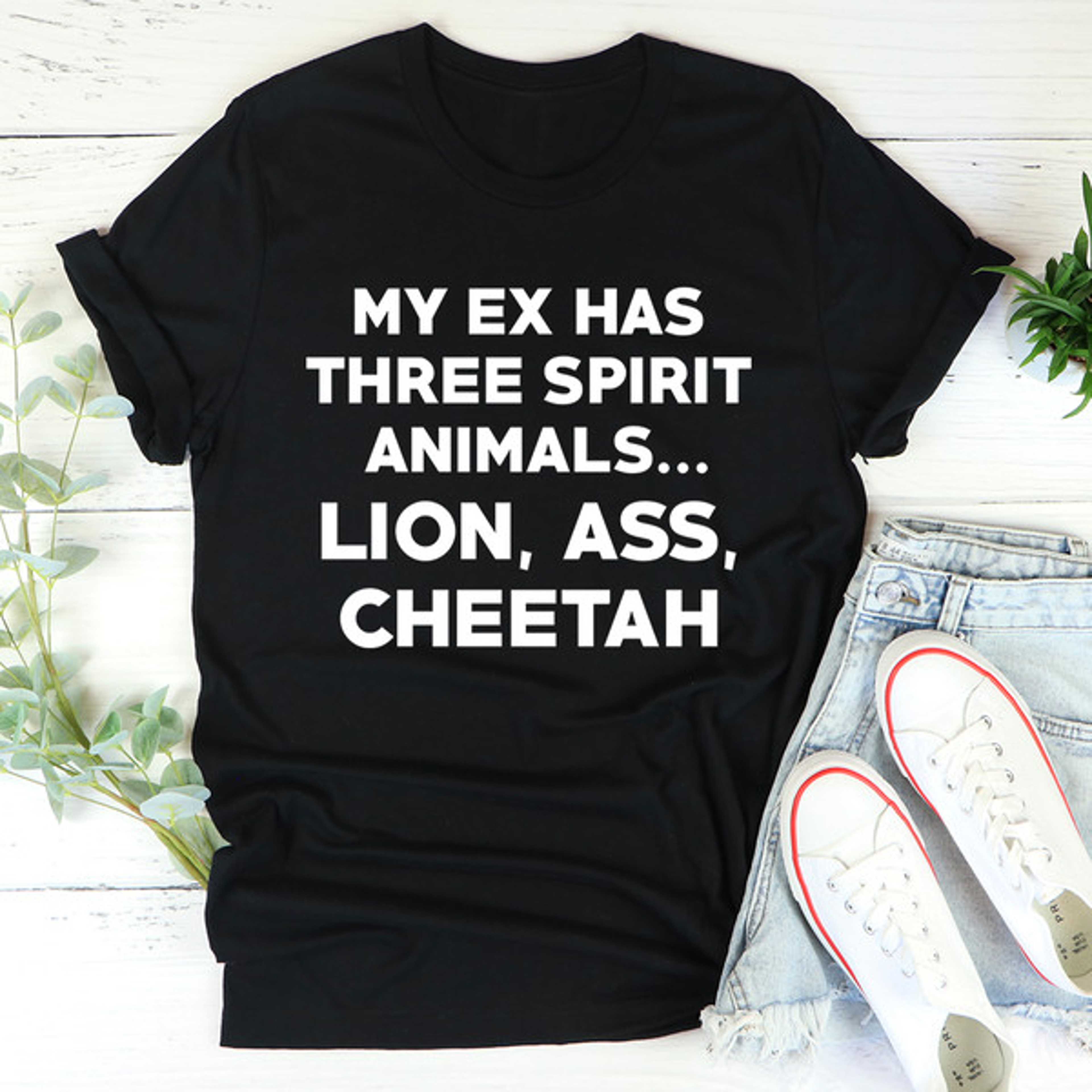 My Ex Has Three Spirit Animals Tee – view 1
