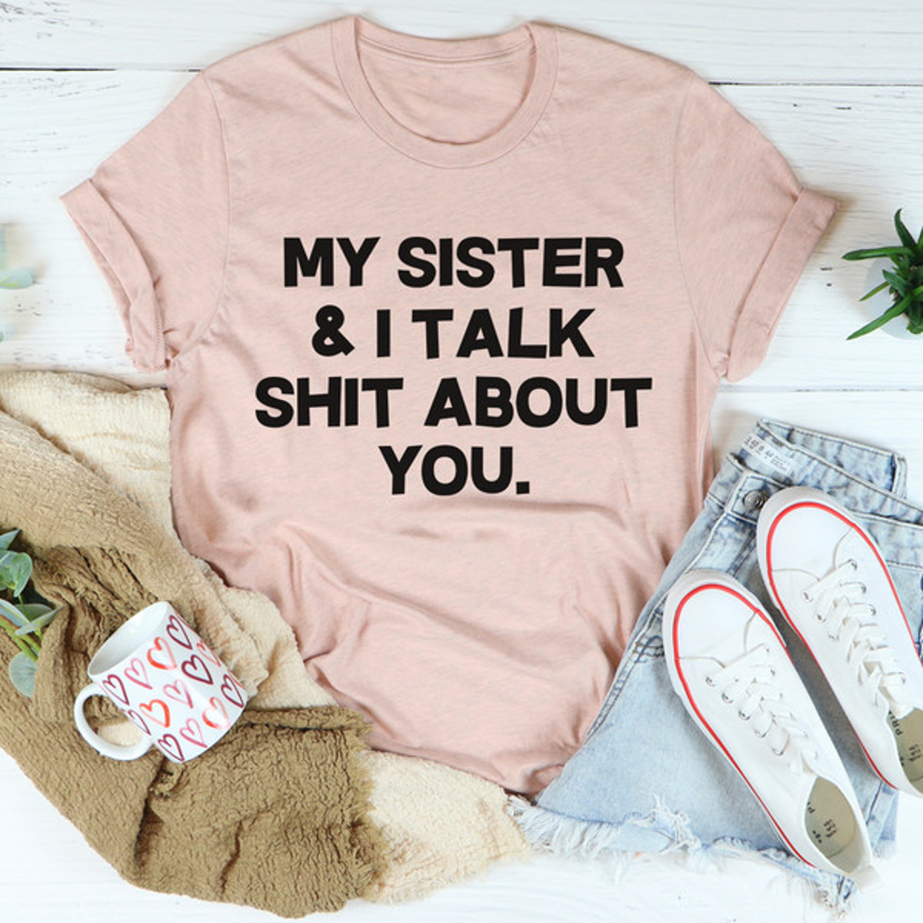 My Sister & I Talk Tee – view 4