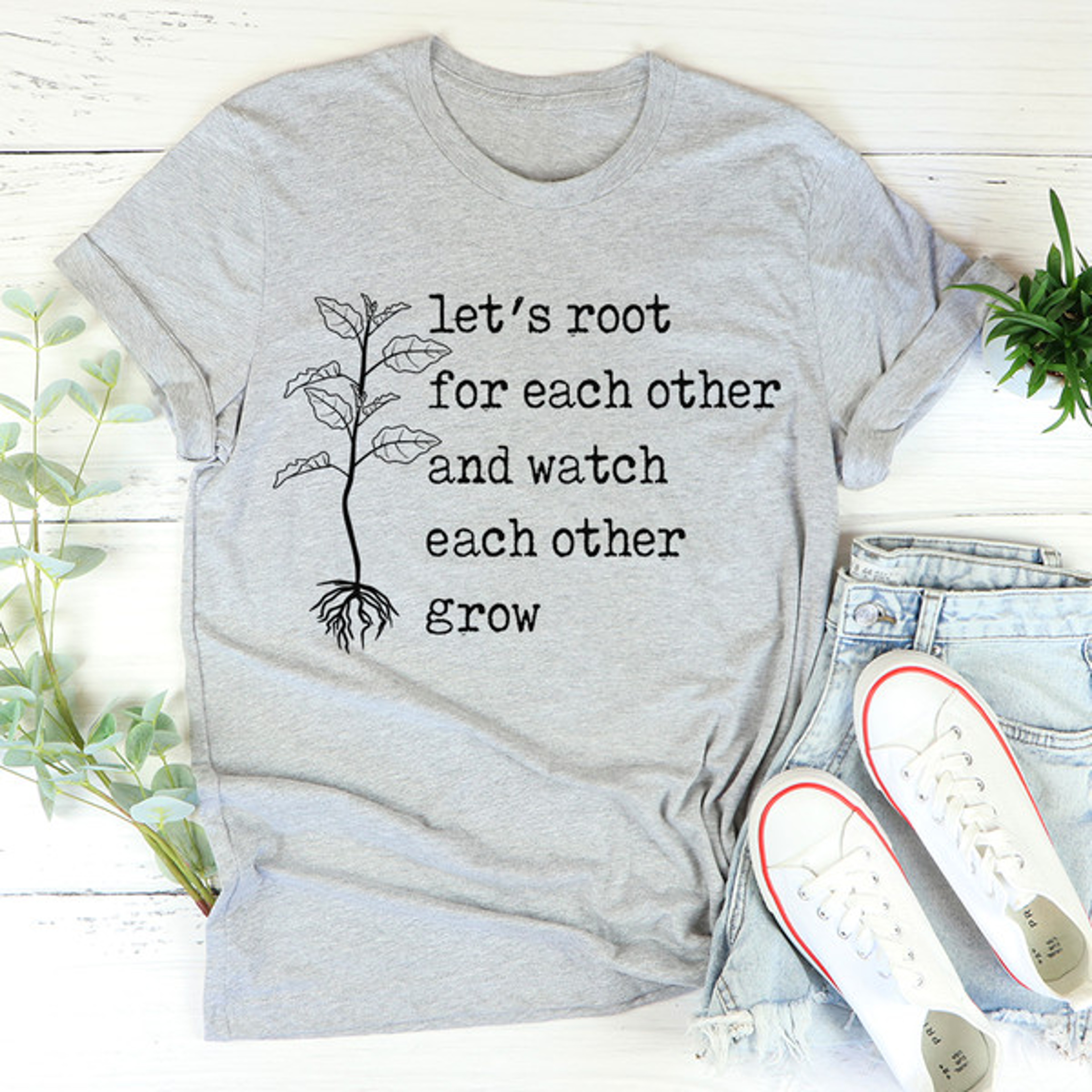 Let's Root For Each Other Tee – view 3