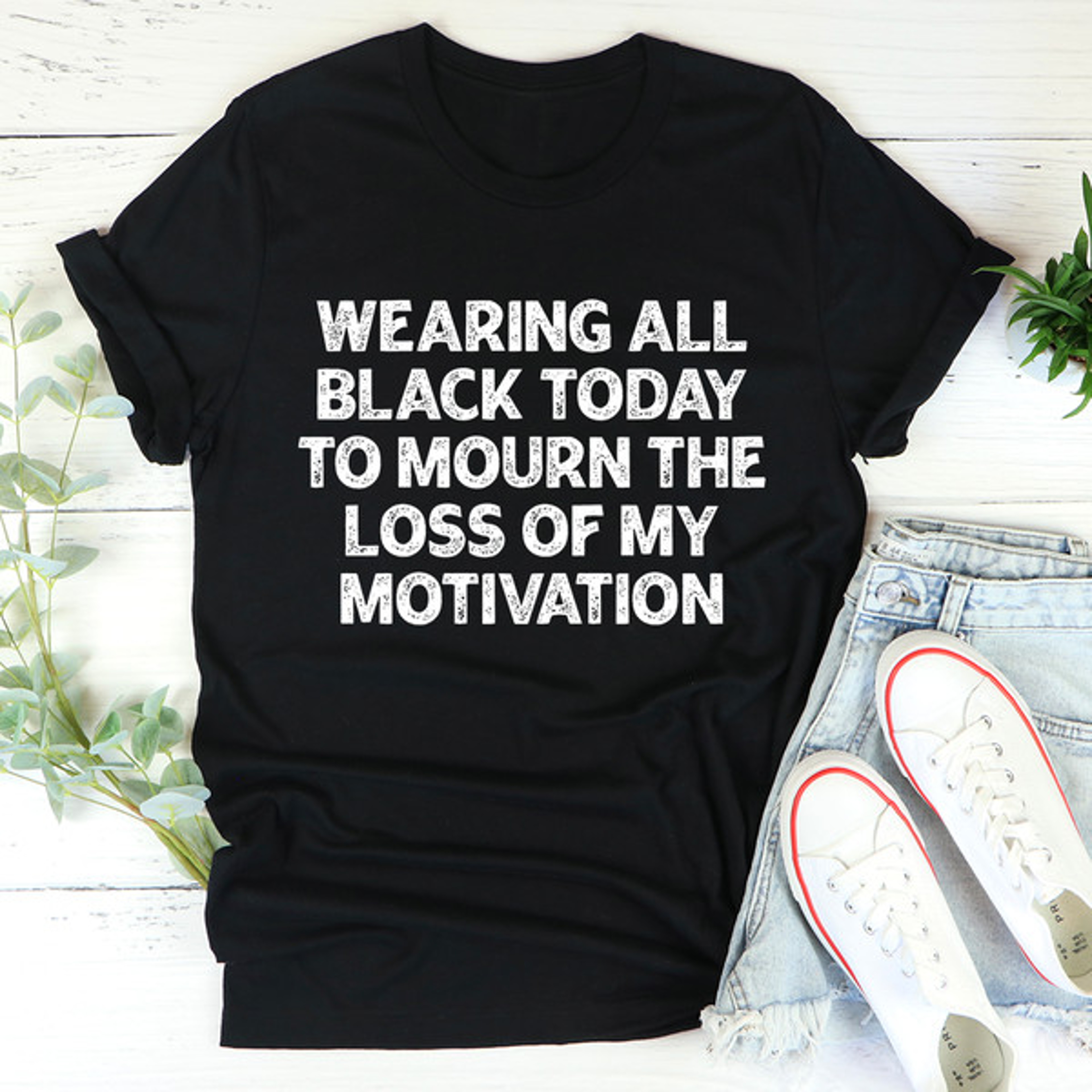 Wearing All Black Today Tee – view 1