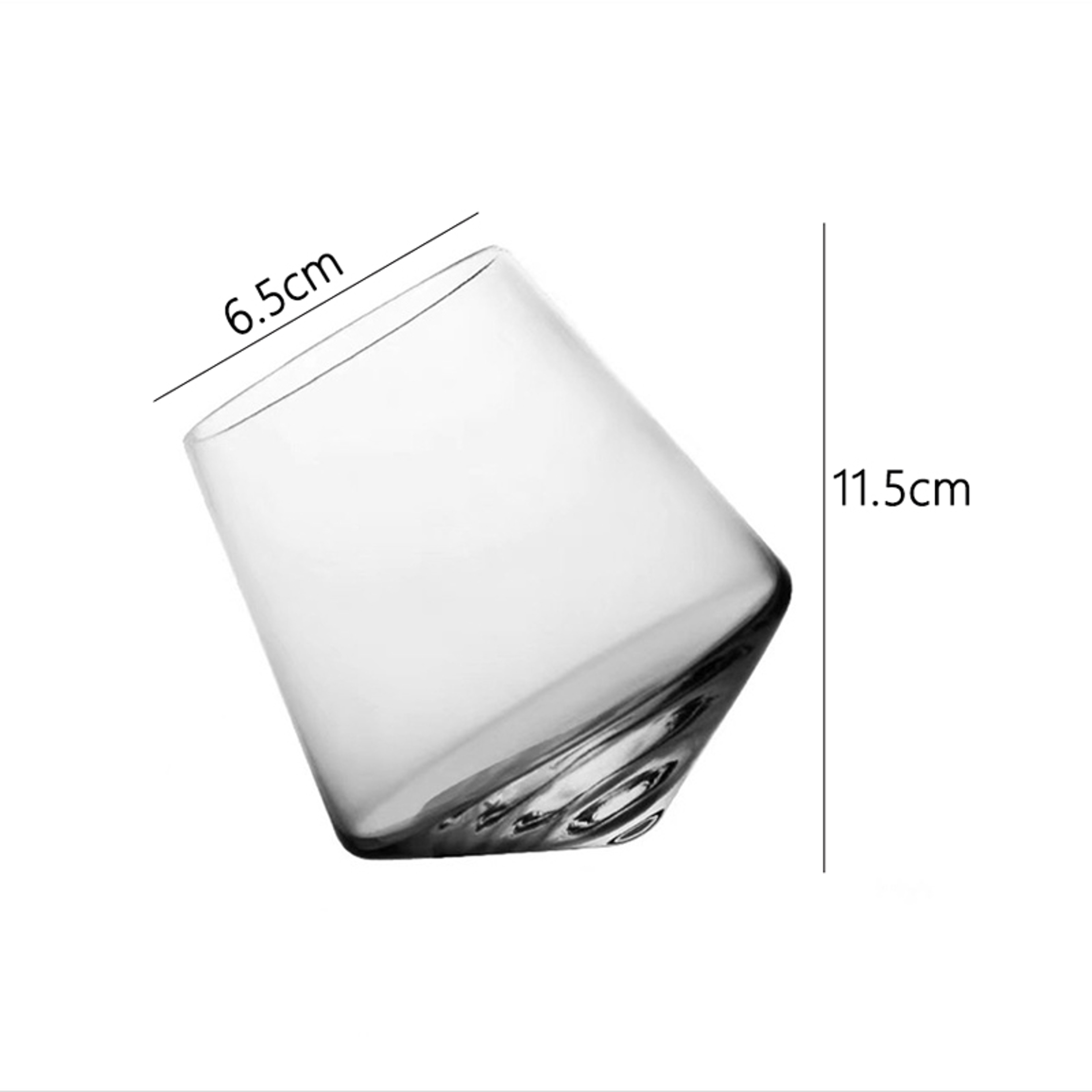 Luxury Rotating Wine Glass Tumbler HighEnd Whiskey Glass 235ml Foreign Wine Glass Transparent Cold  5