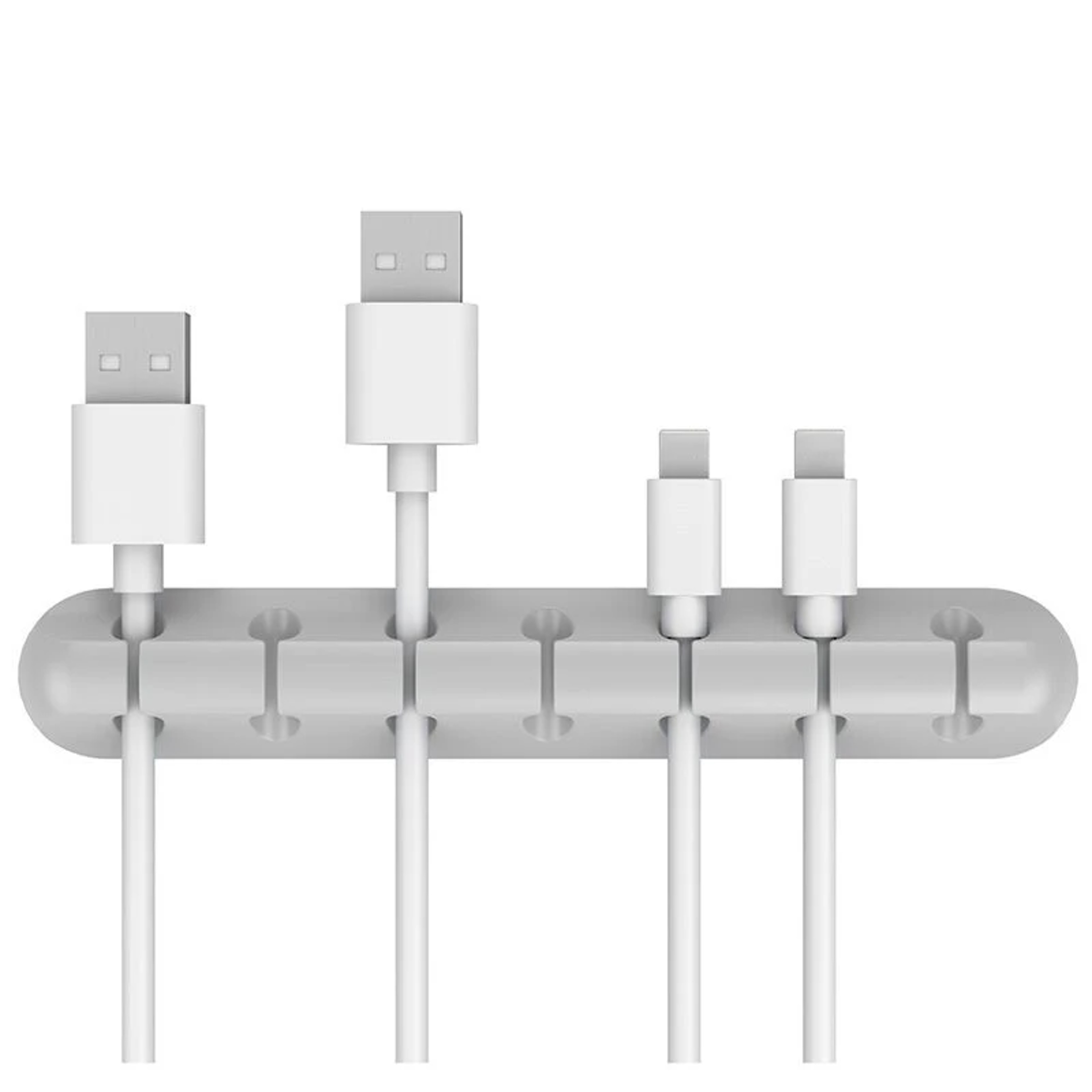 Silicone Cable Cord Organizer USB Cable Winder Self Adhesive Management Clips For Mouse Keyboard He 8