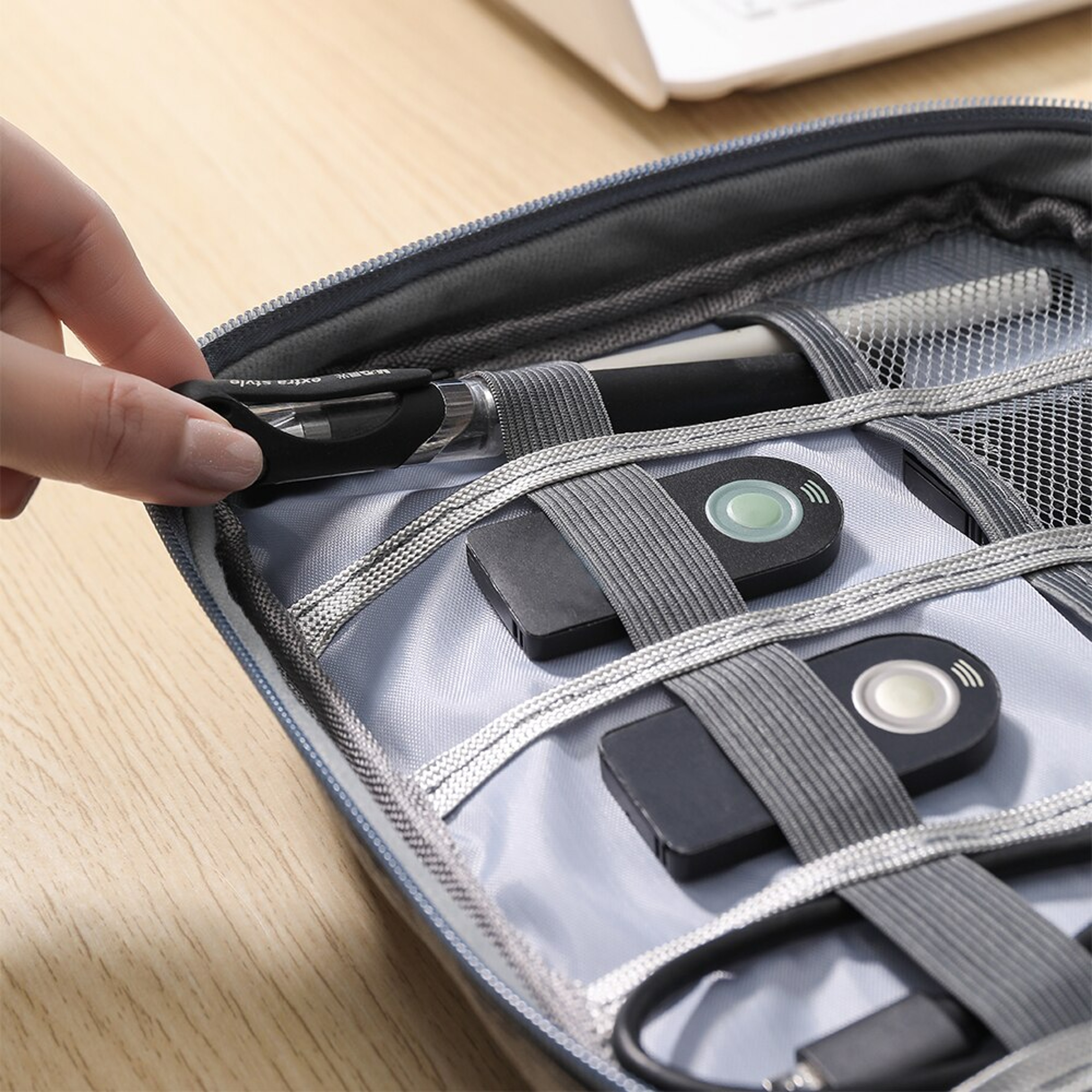 Waterproof Cable Storage Bag USB Charger Data Line Organizer Travel Portable Storage Case 1