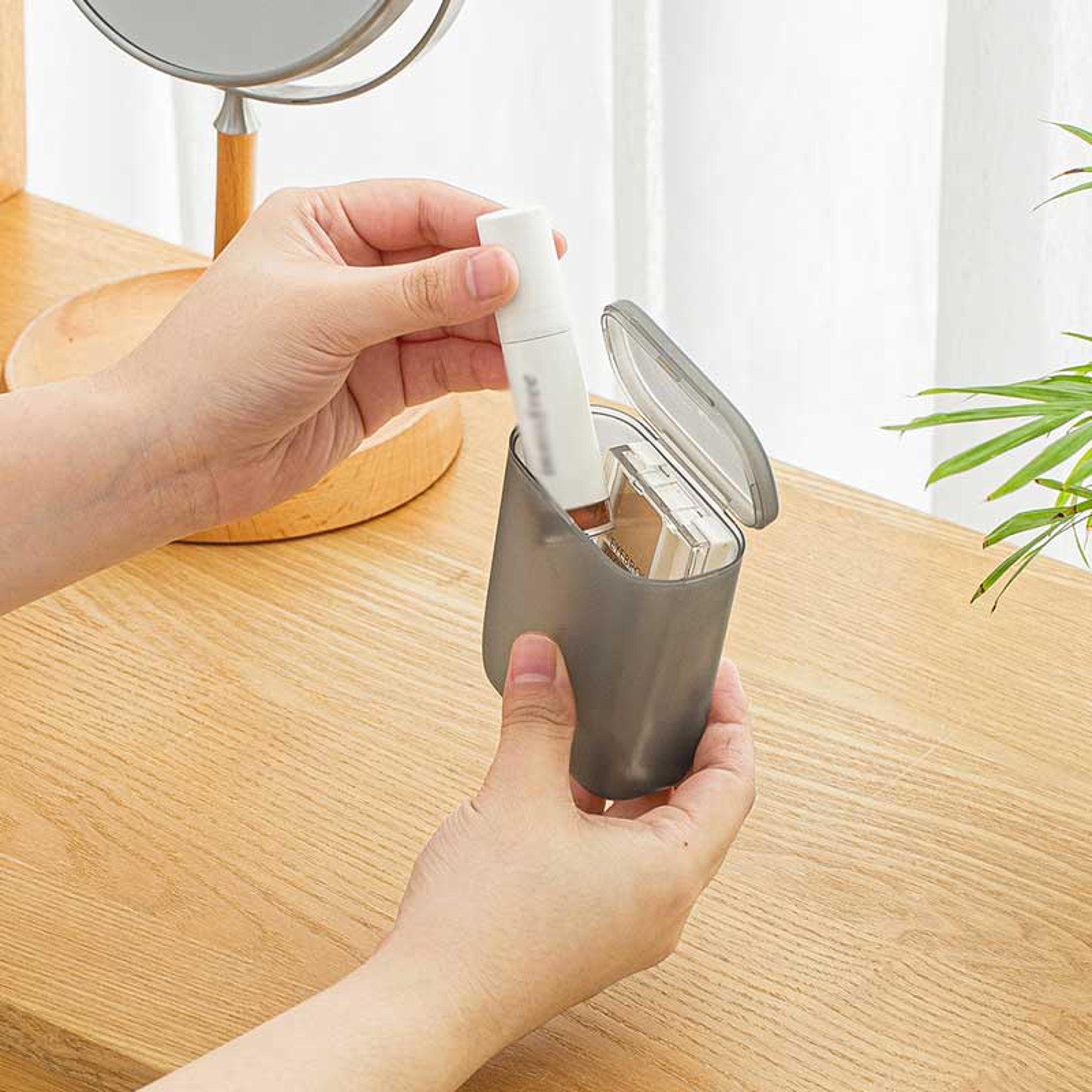 Portable Cable Storage Box With Cover Wound Headphone Cable Charger Storage Box Drawer Sorting Boxe 3