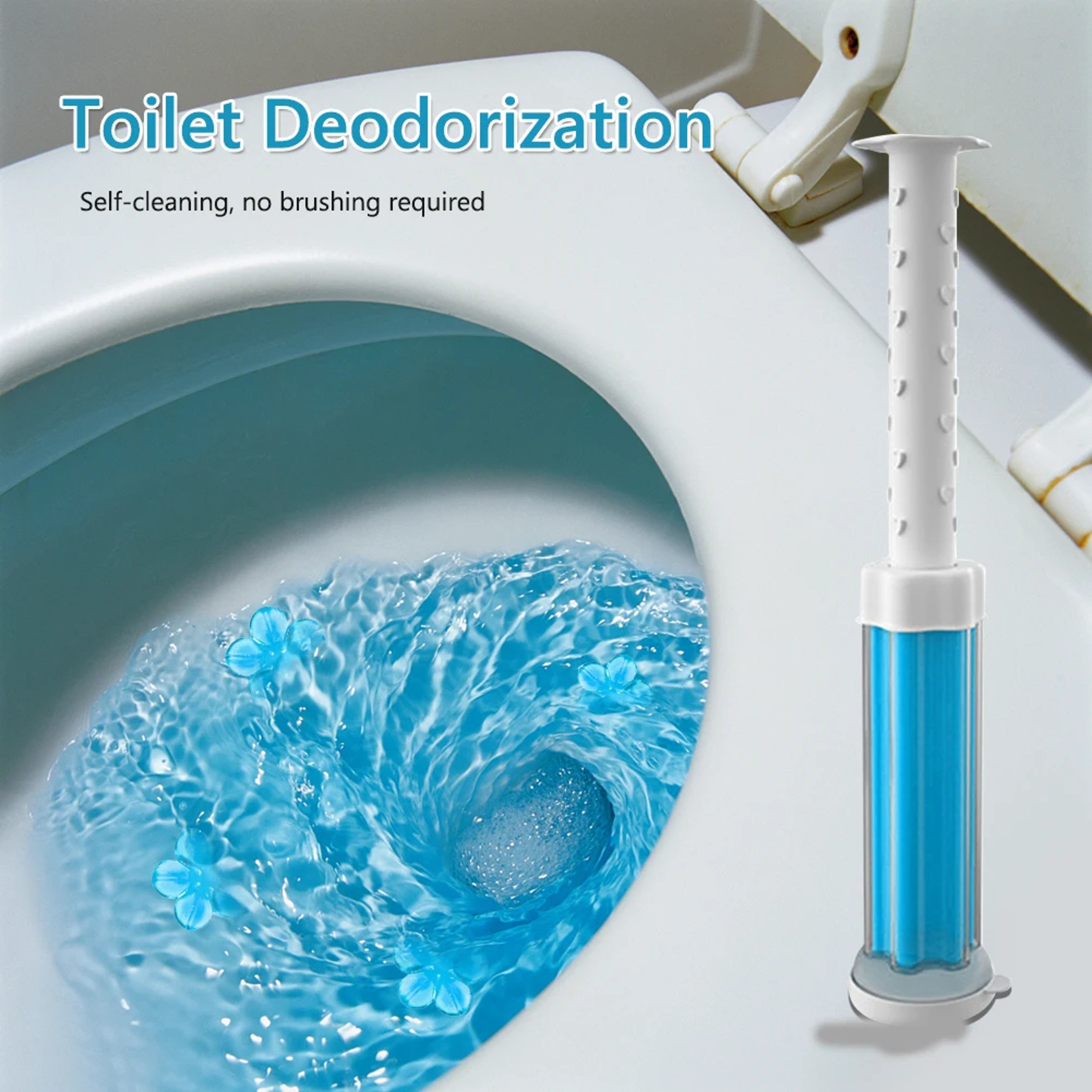 Flower Aromatic Toilet Cleaner Gel Remove Odors No Traces Formula Comfortable Smell For Household C 4