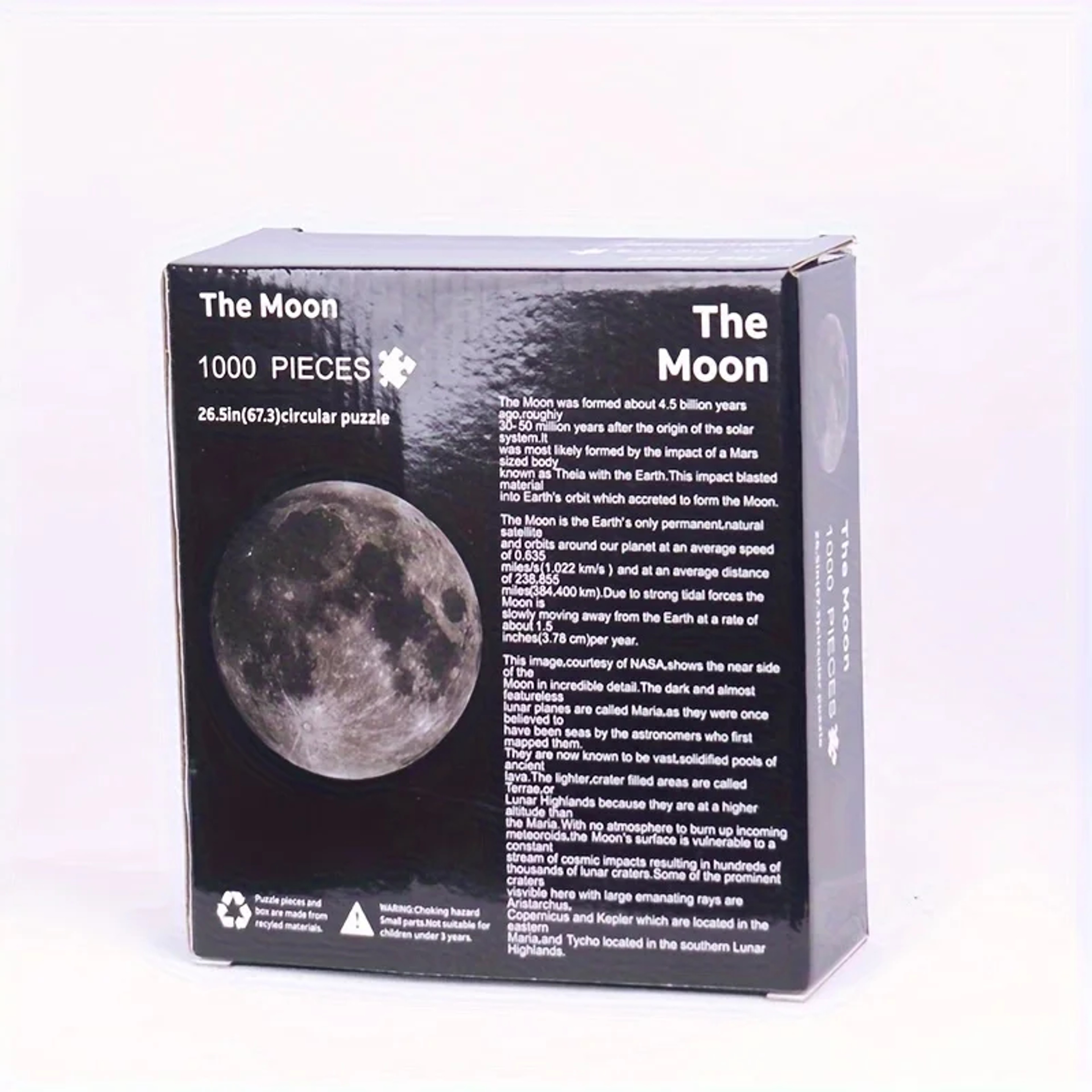 Giant Space Moon Earth Puzzle Starry Sky Matte Surface Dustproof Plane Puzzle Wall Decoration Gift – view 5