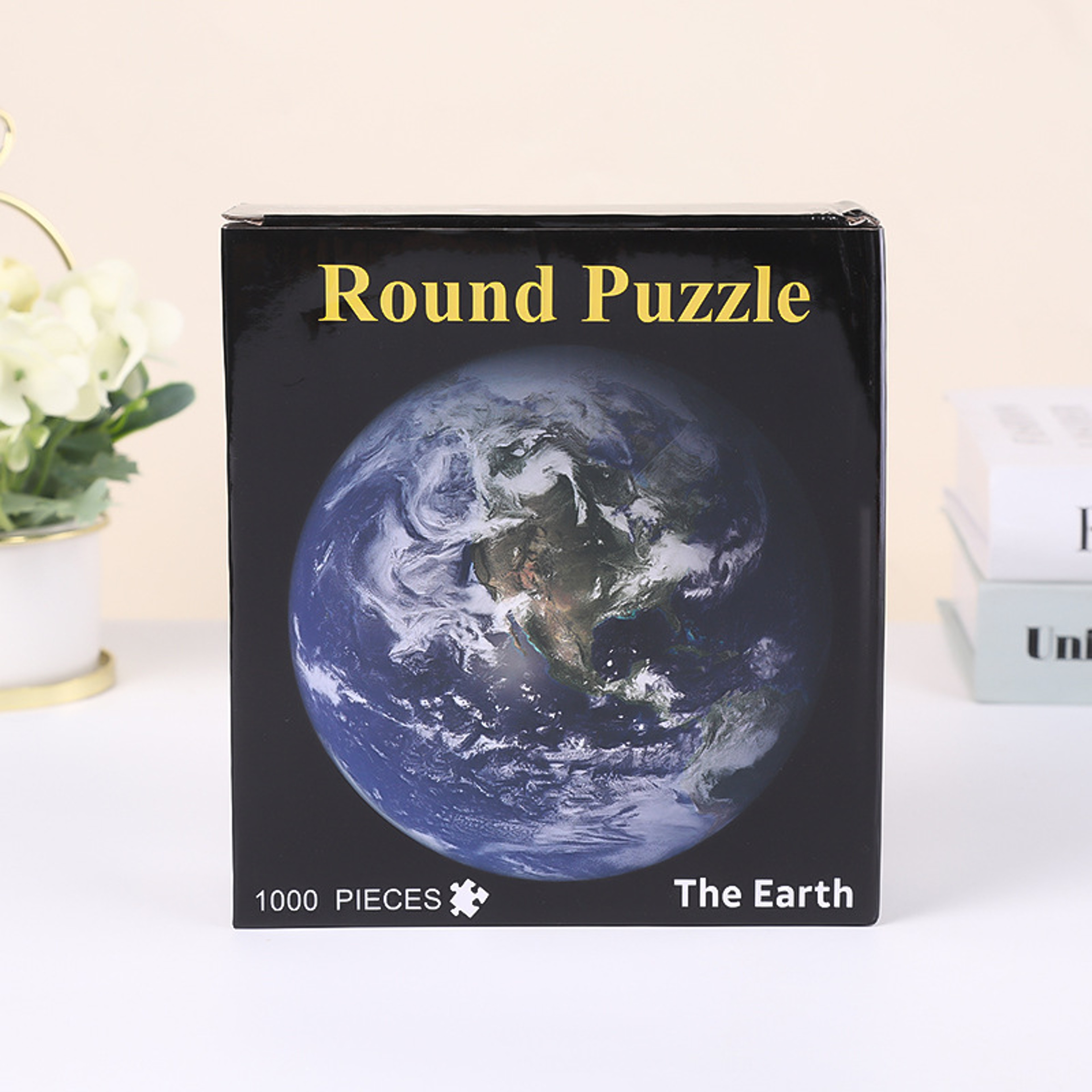 Giant Space Moon Earth Puzzle Starry Sky Matte Surface Dustproof Plane Puzzle Wall Decoration Gift – view 7