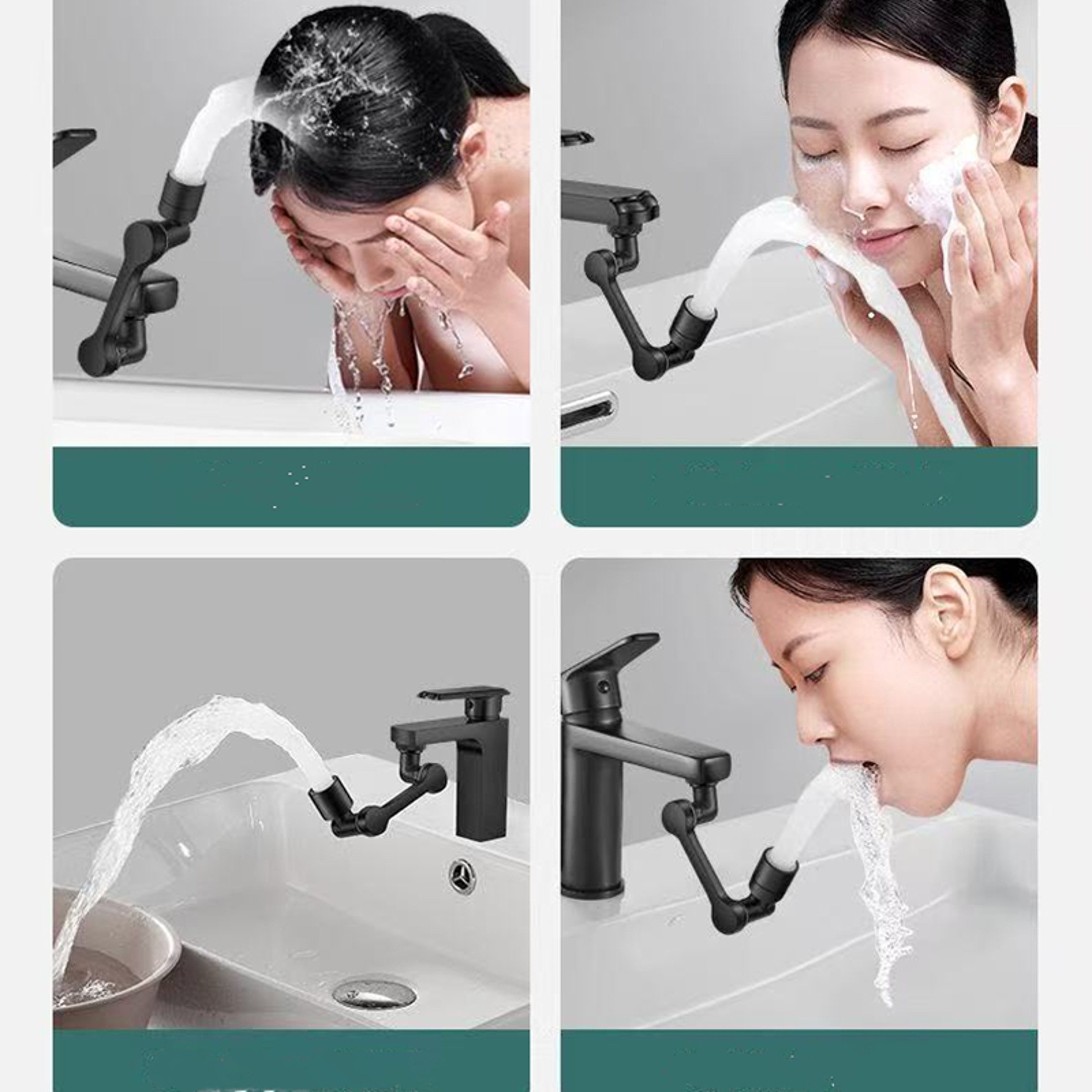 Universal Metal Faucet Aerator Bubbler Nozzle Kitchen Tap Sprayer Head Adaptor Washbasin Faucet Ext 2
