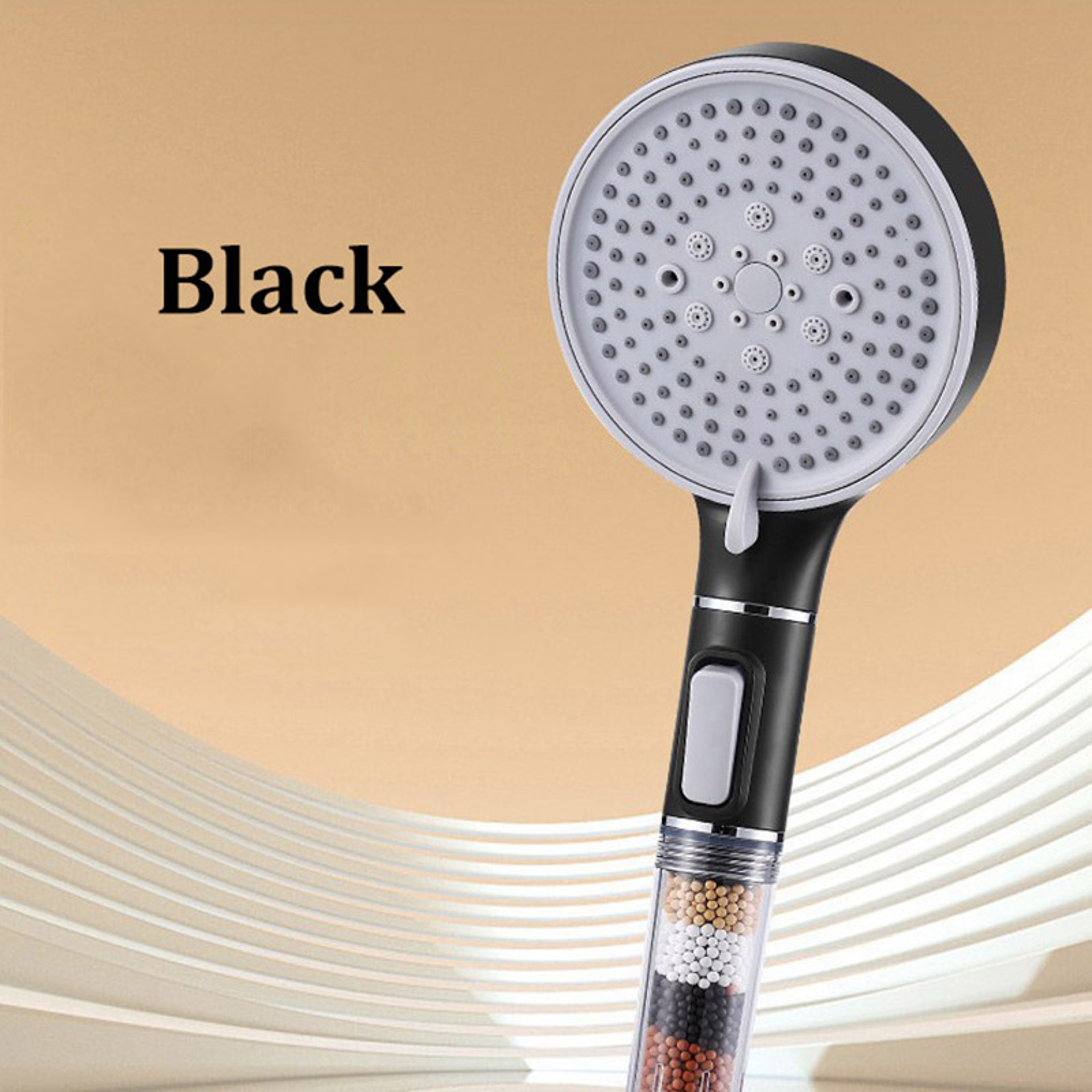 Large Panel Handheld Shower Set Dechlorination Filter Booster FiveSpeed For Skin Beauty 7