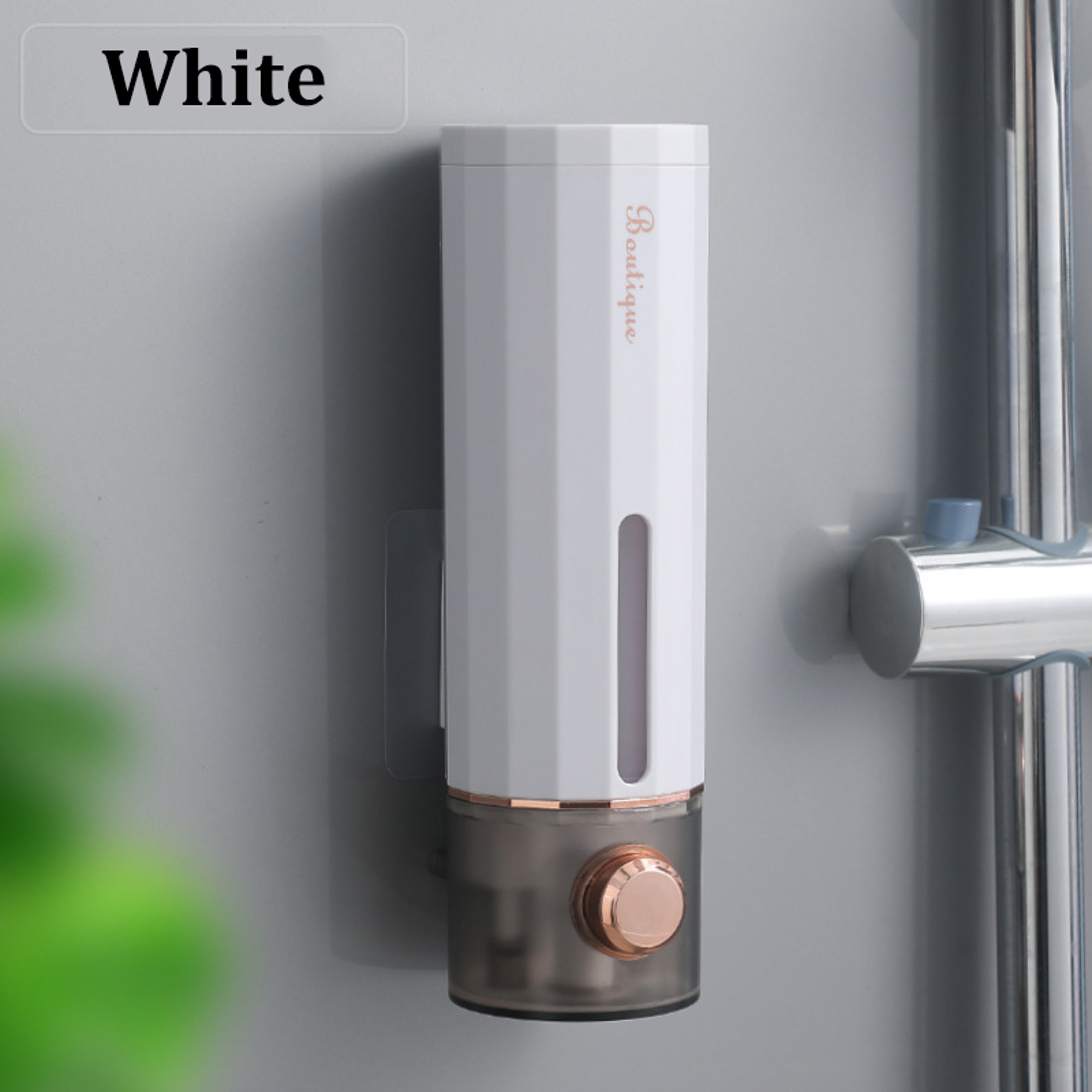 Wallmounted Punchfree Soap Dispenser Hand Soap Press Box Bathroom Hotel Shampoo Shower Gel Dispense 7