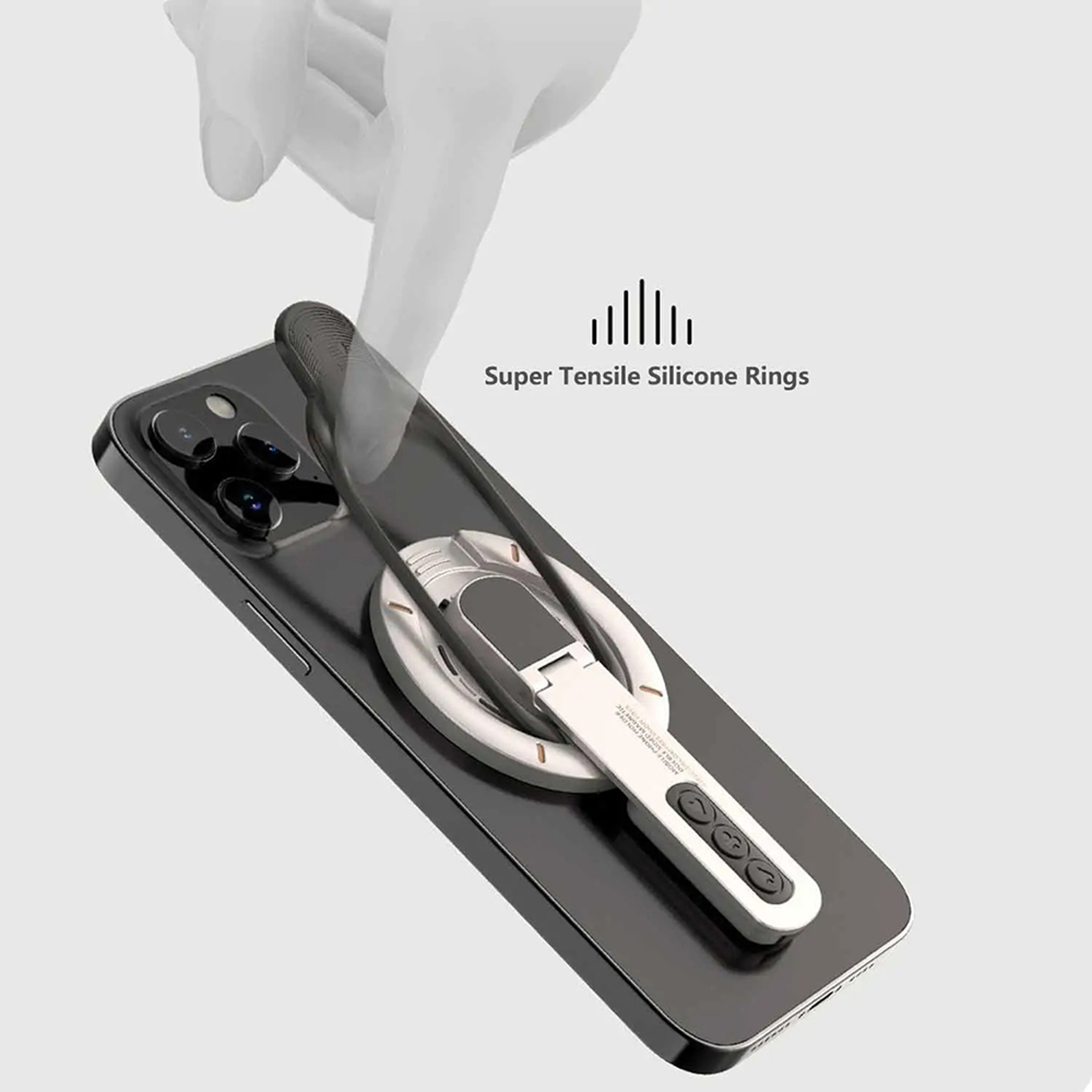 Universal Adjustable Portable Phone Holder Rotation Magnetic Finger Ring Stand For Smartphones 3