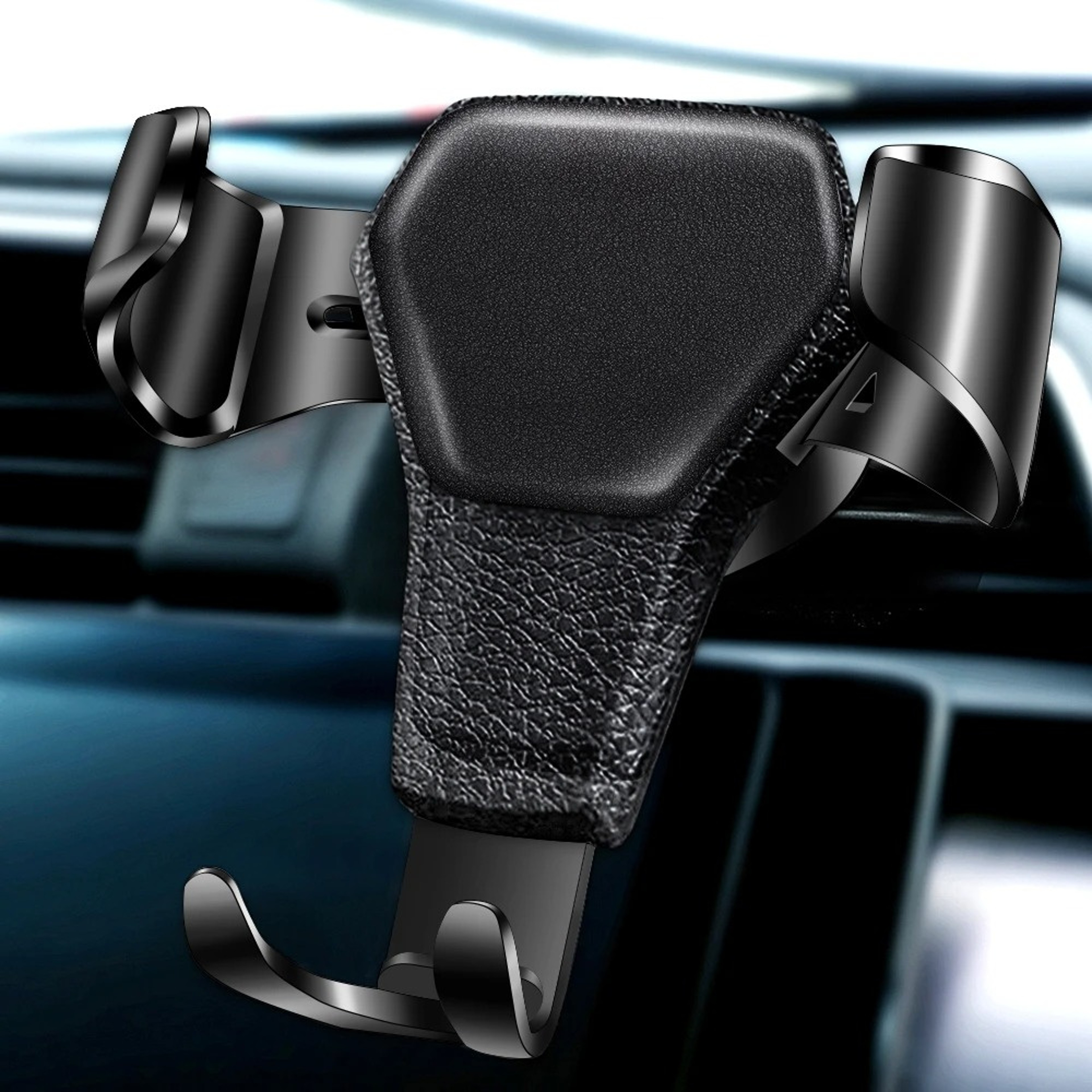 Car Mobile Phone Holder GPS Navigation Holder Car Air Vent Clip Mount Bracket Gravity Support Brack 0