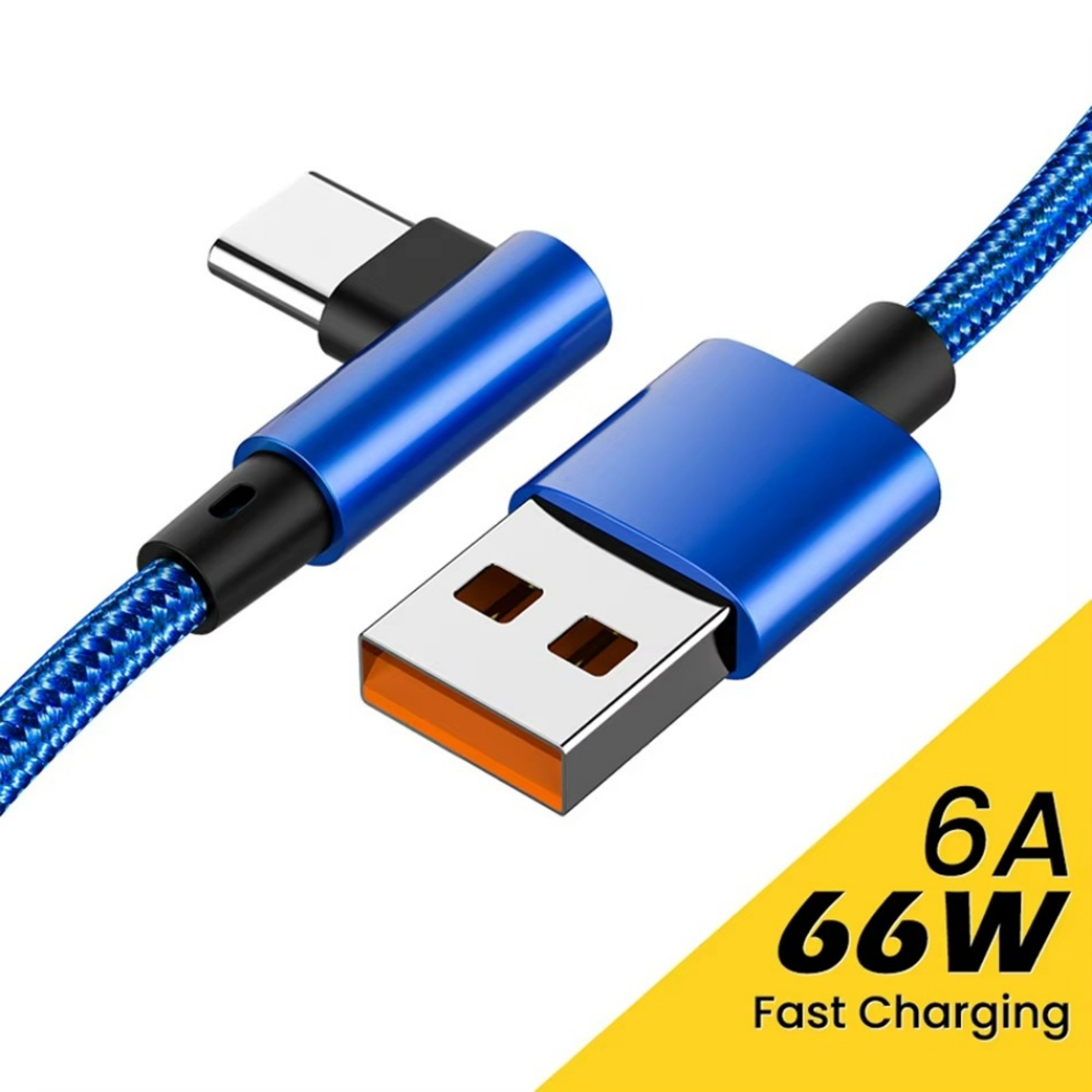 USB C Quick Charging Cable Elbow Data Cord Phone Charger Type C – view 9