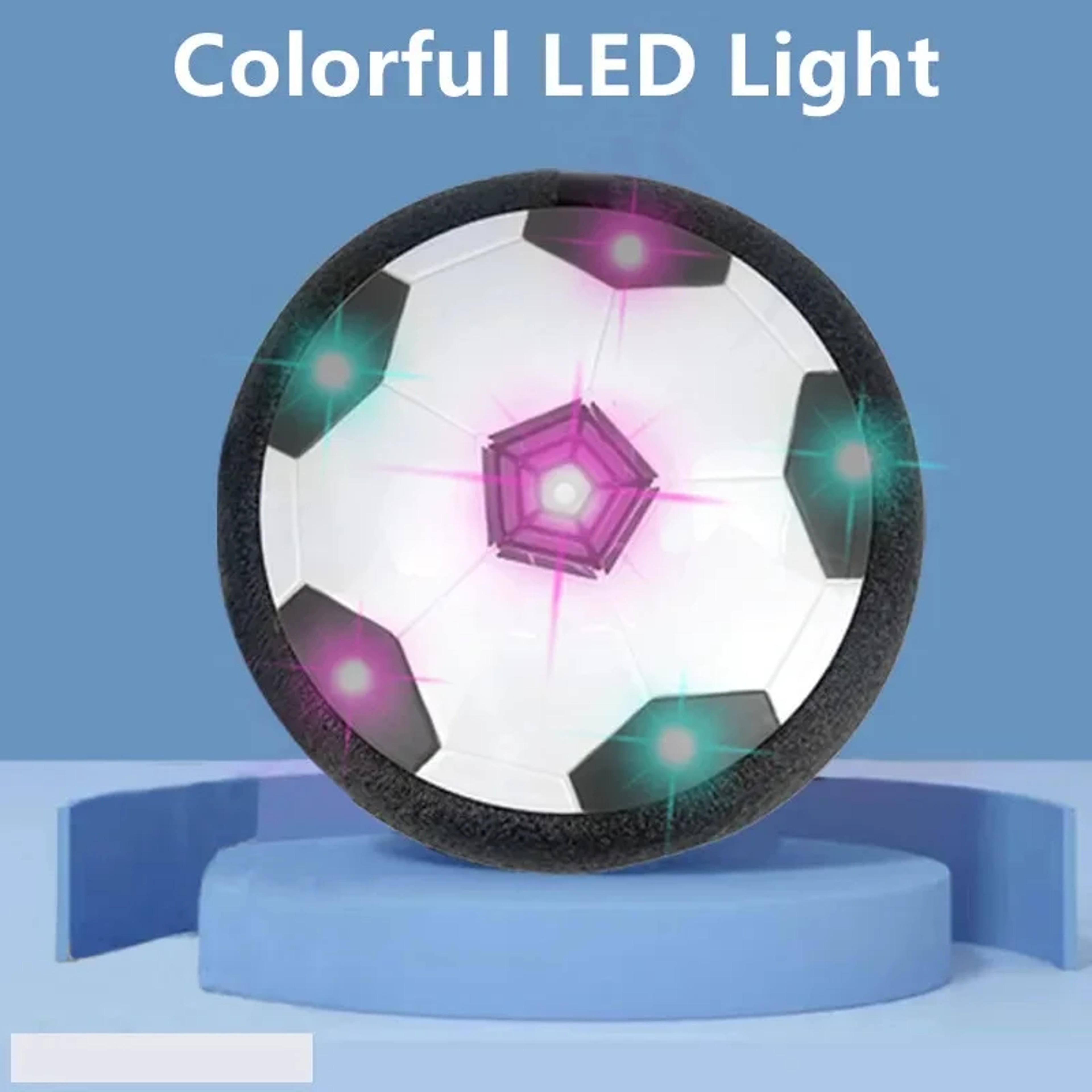 Electric Floating Football Hover Soccer Ball Toys for Kids with LED Light Music Soccer Ball Sport for Children Outdoor – view 8