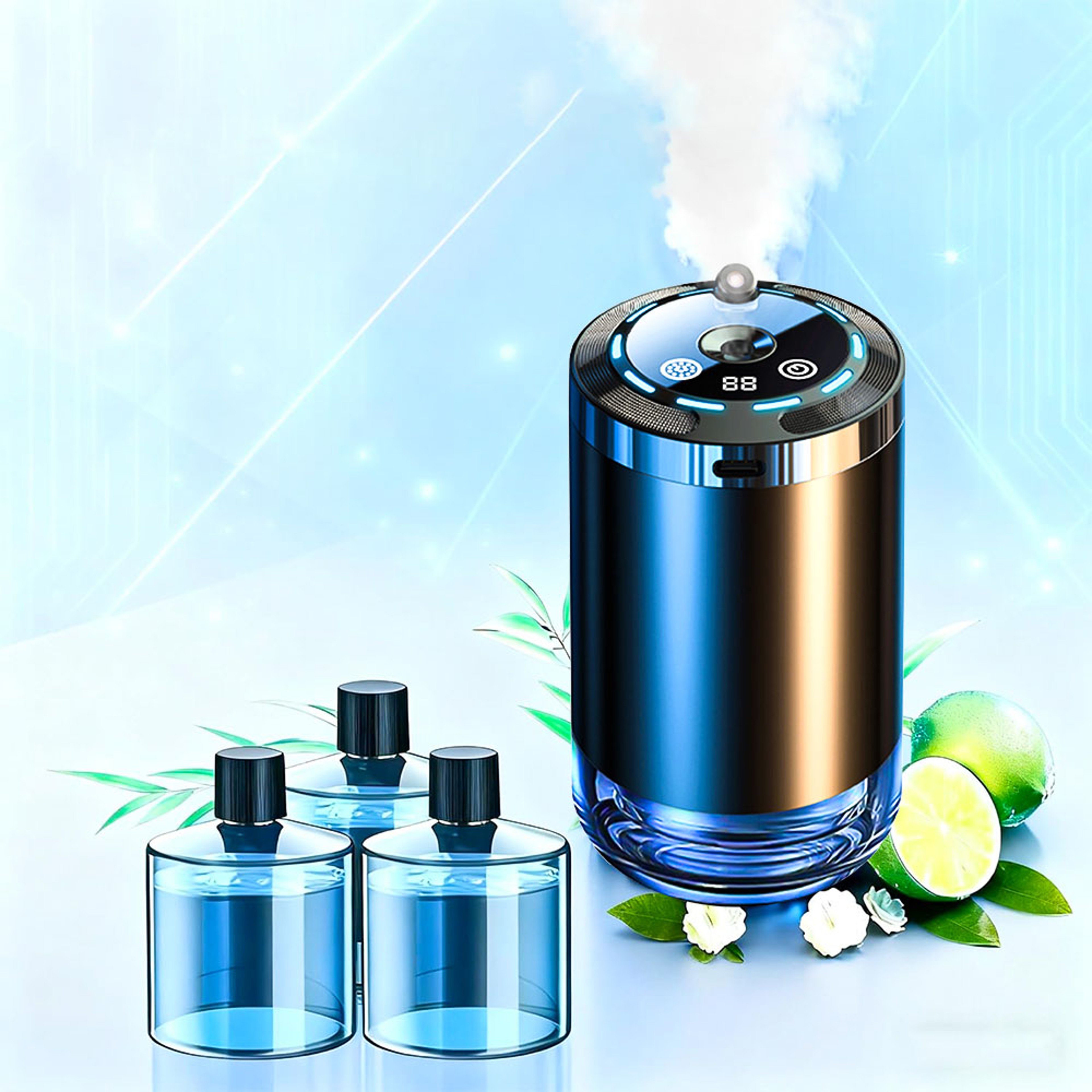 Aroma Car Air Diffuser Electric Humidifier Mist For Removing Odors 0