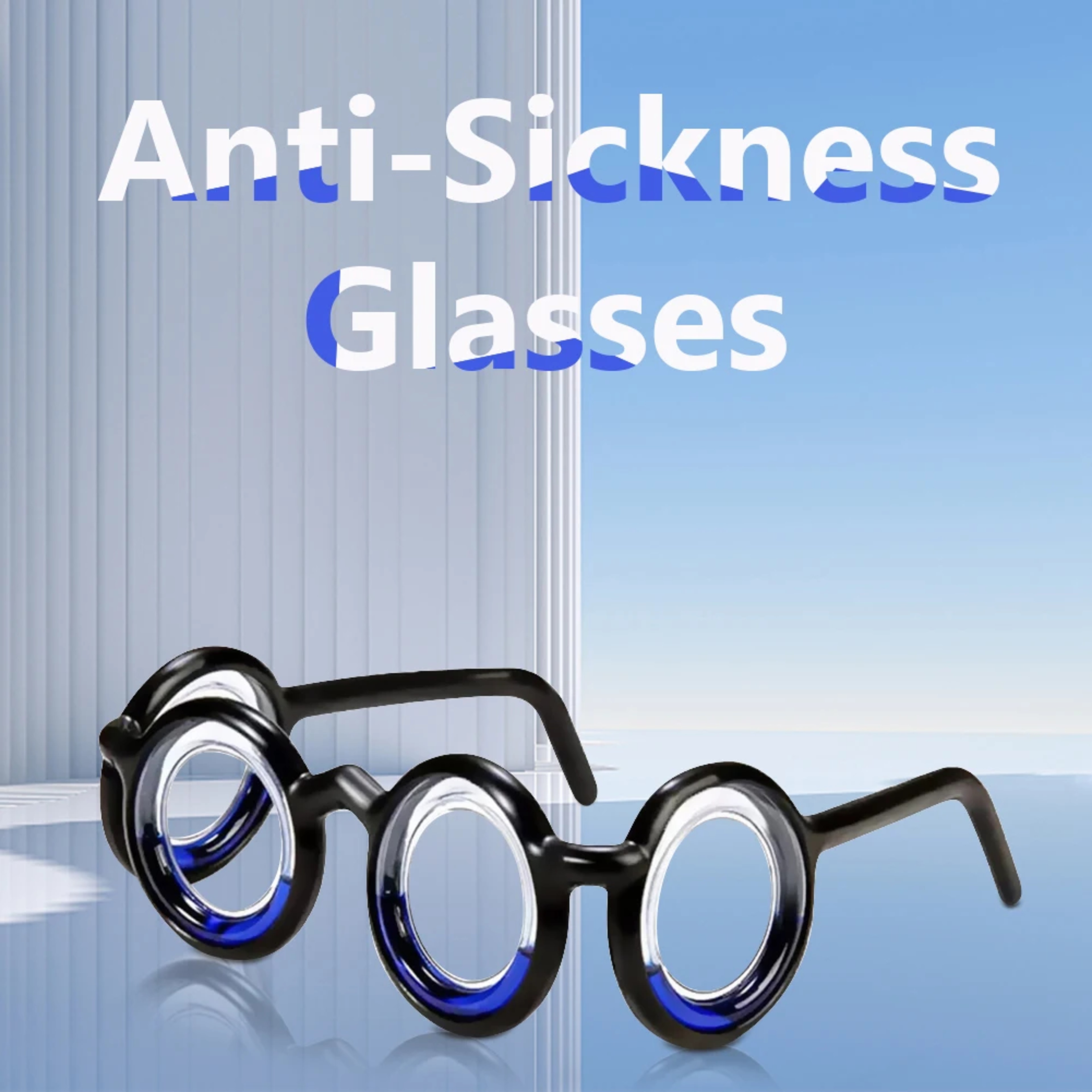 Detachable Anti Vertigo Glasses Without Lens For Motion Sickness Lightweight Glasses For Outdoor Tr 1