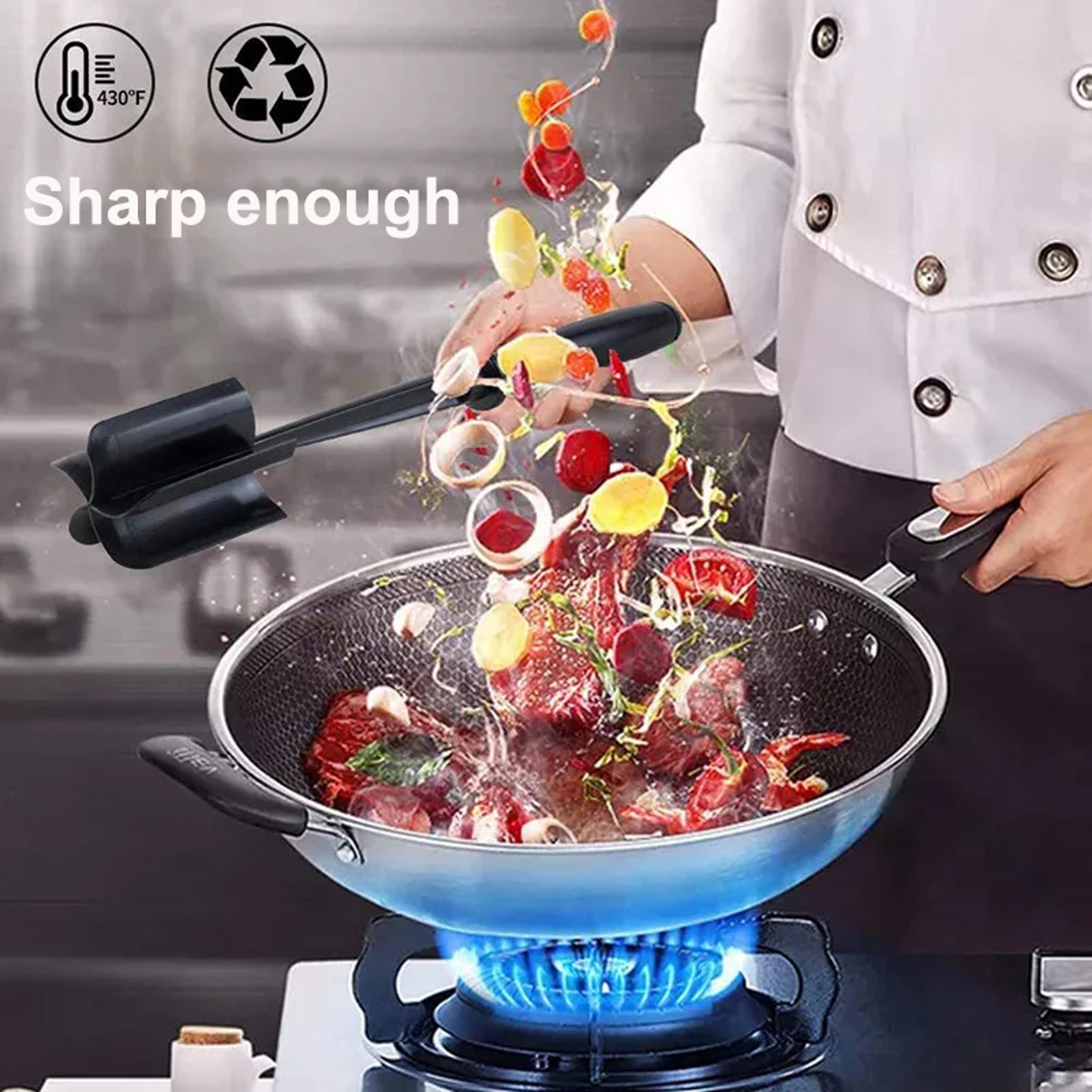 Kitchen Meat Chopper Ground Beef Masher Mixing And Grinding Spatula Meat Scraper For Mincing Meat 2