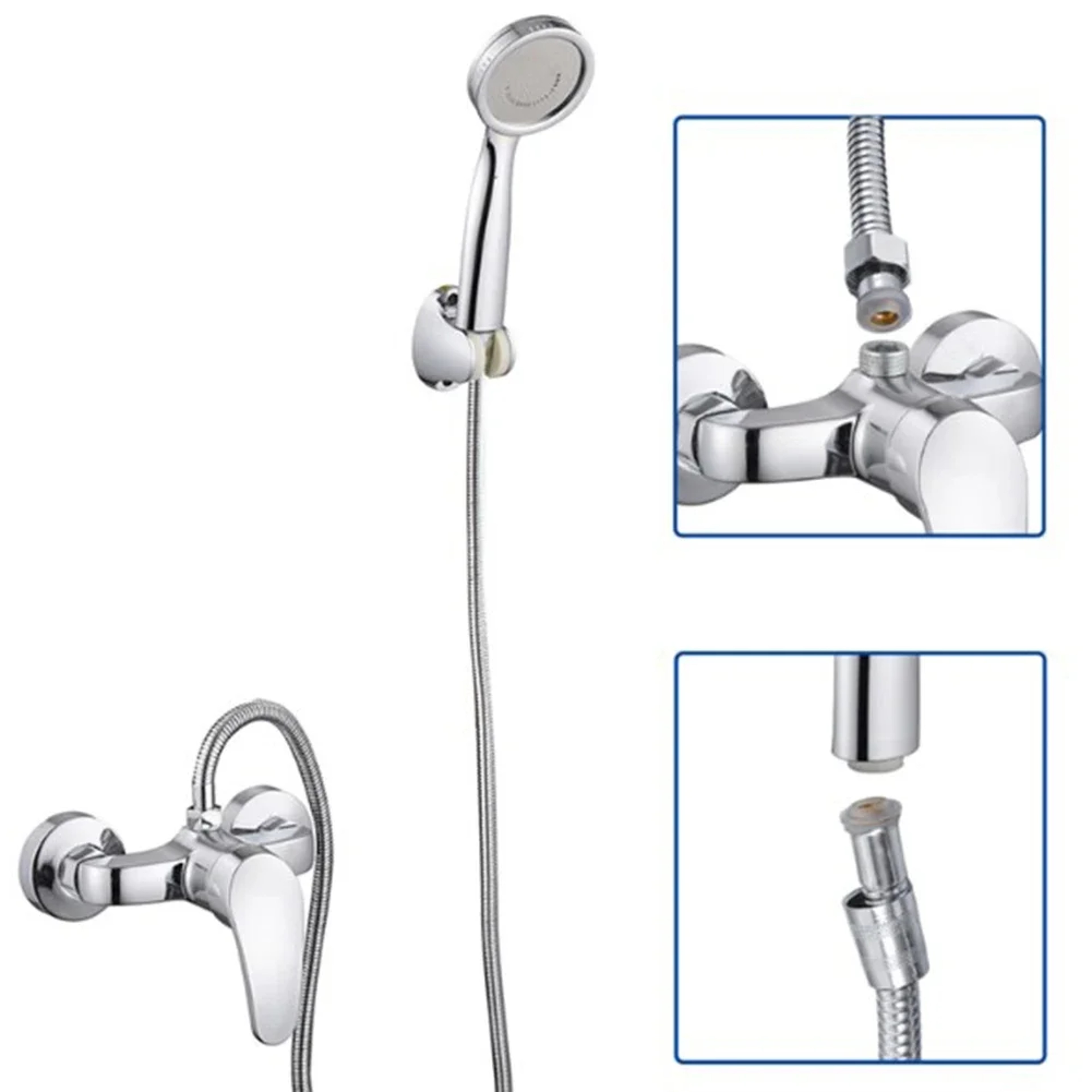 Stainless Steel Shower Hose Extension Tube Water Pipe for Bathroom – view 6