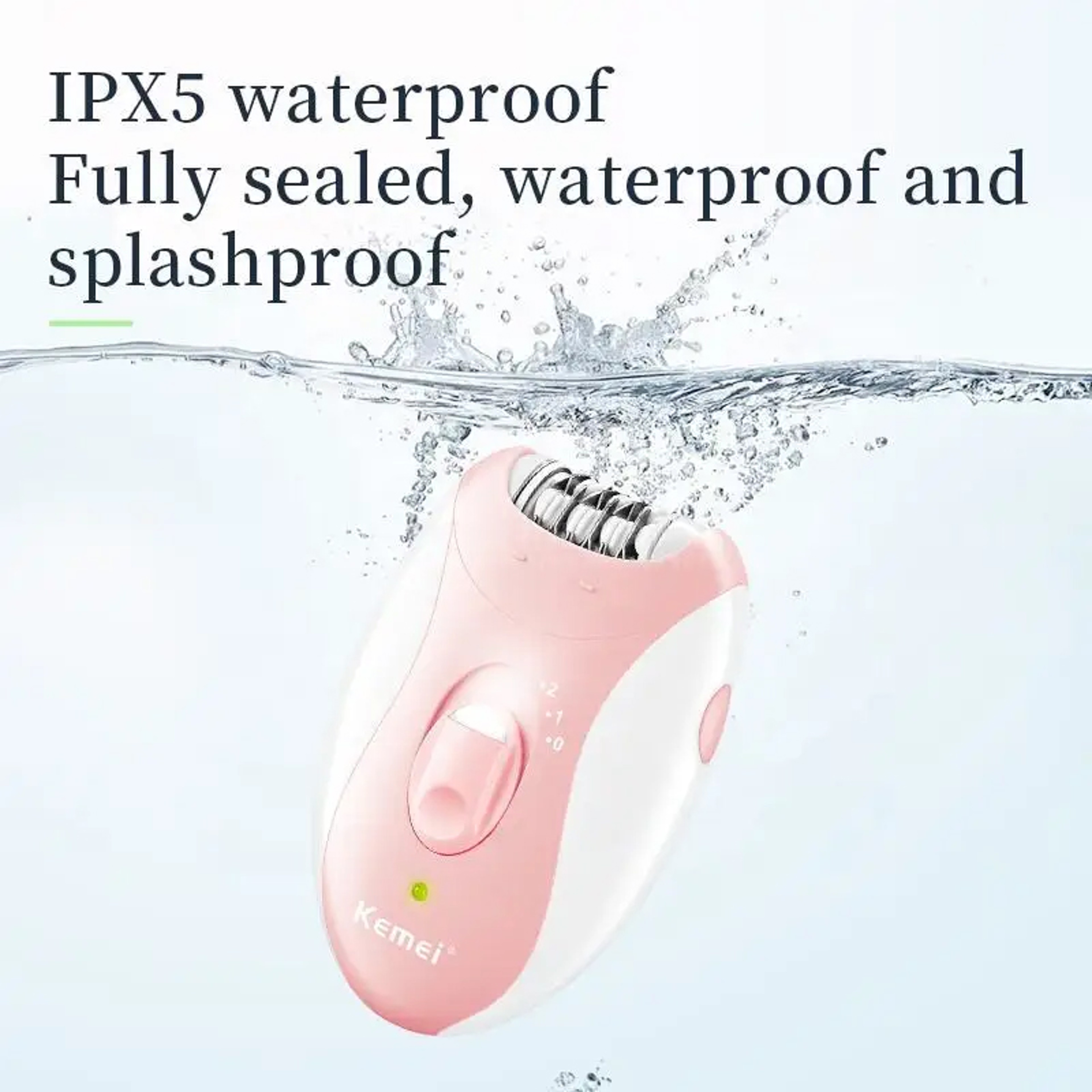 Rechargeable Women Epilator Smooth Hair Removal For Face Body Bikini And Underarms 4