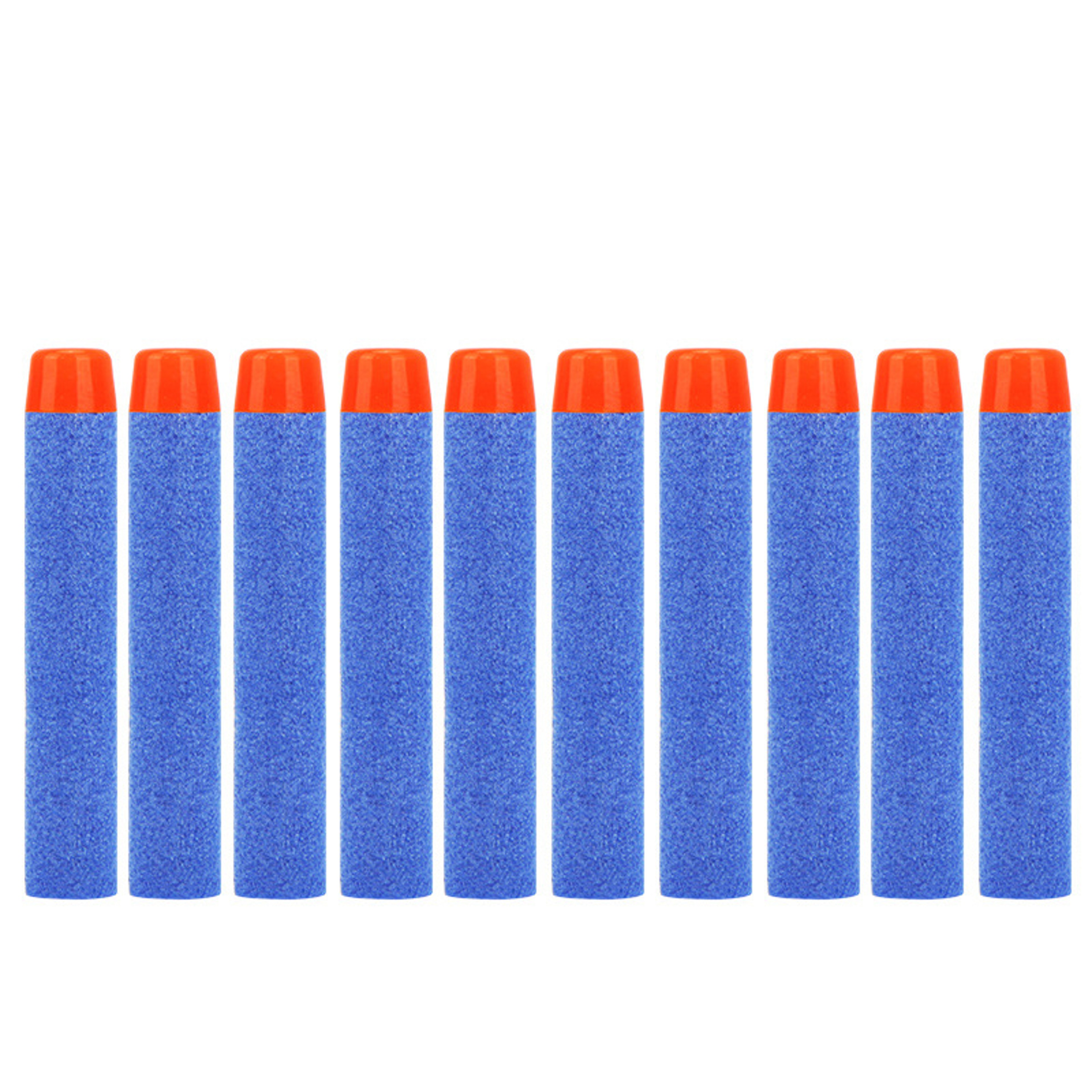 Blue Round Head Foam Refill Darts For Nerf NStrike Elite Blasters 2