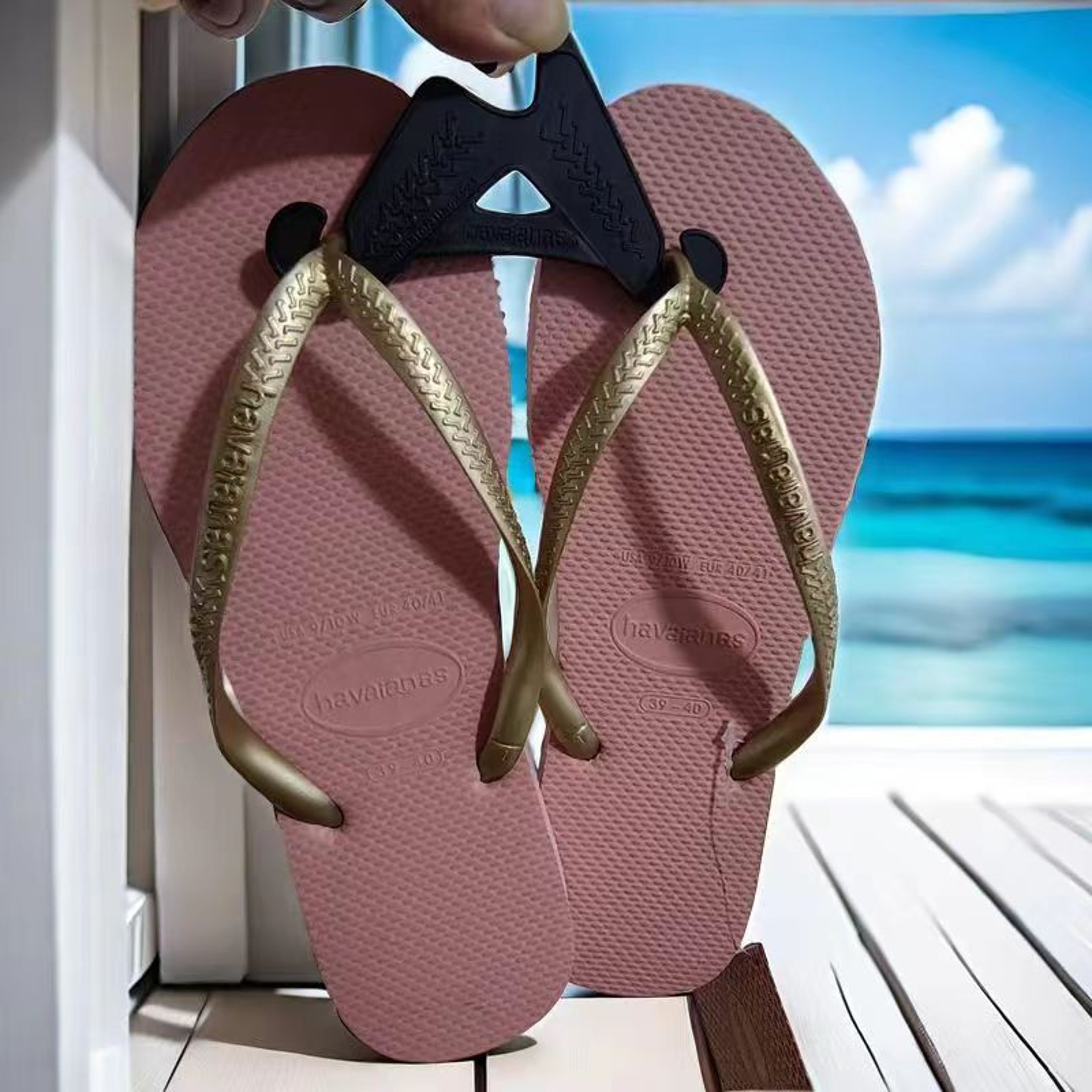 Fashionable Womens Summer Flip Flops Comfortable Outdoor Travel Slippers For Beach  Casual Wear 4