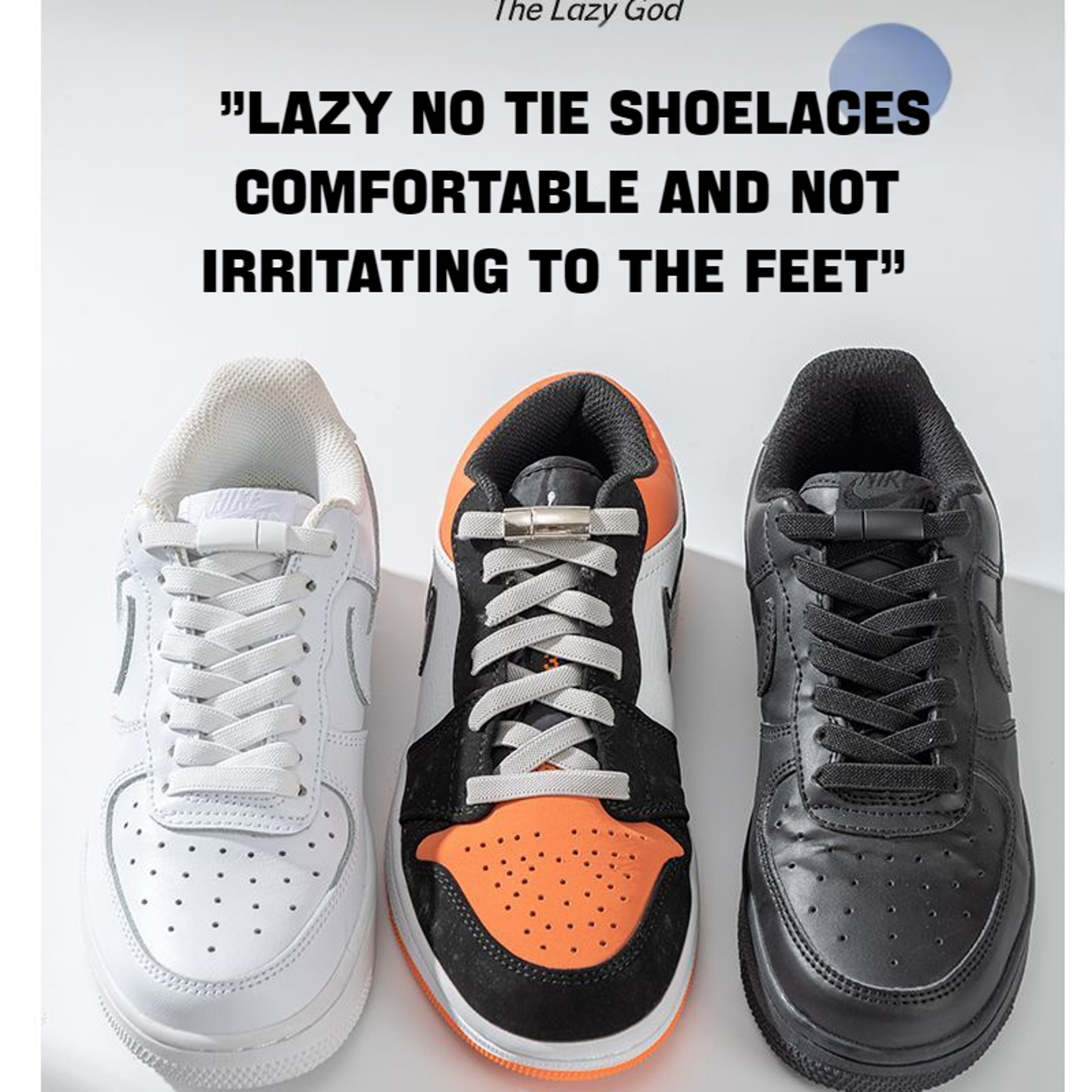 Magnetic Lock NoTie Shoelaces For Sneakers  Boots Flat Elastic Design 4