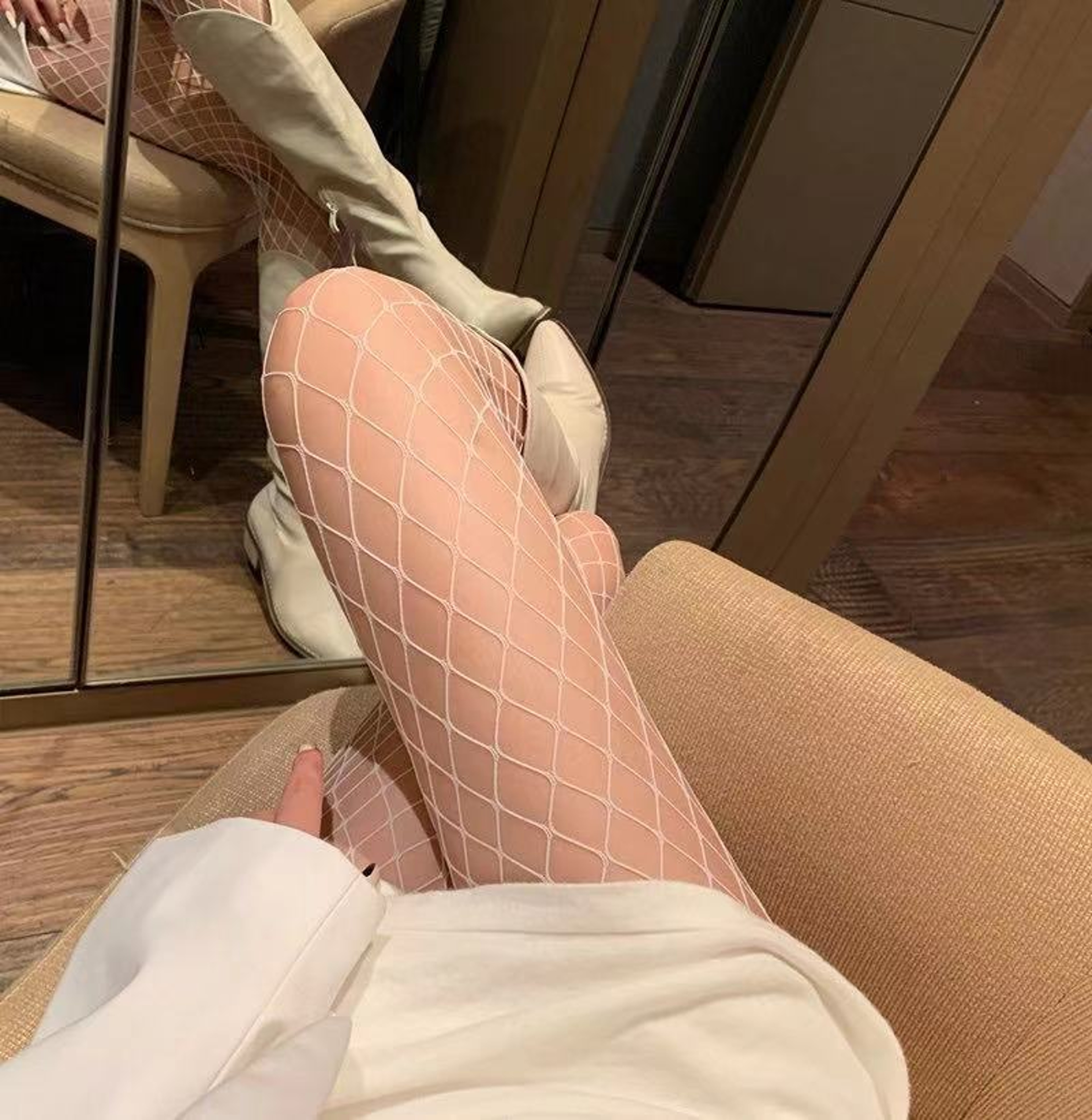 Sexy Fishnet Body Stockings Mesh Nylon Pantyhose Lingerie High Waist Fishnet Lingerie 8