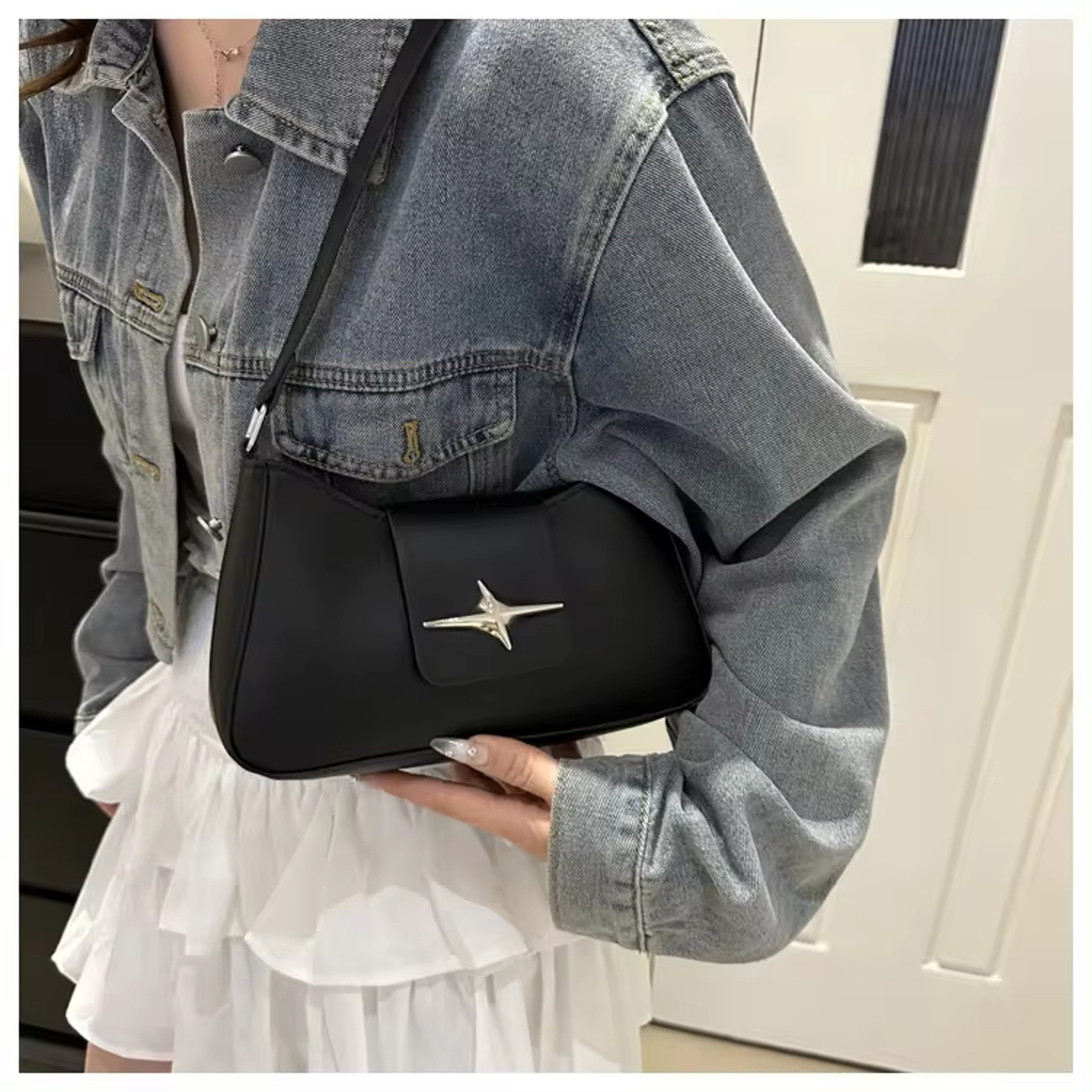 Luxury Small Purse For Women PU Leather Vintage Handbag 2