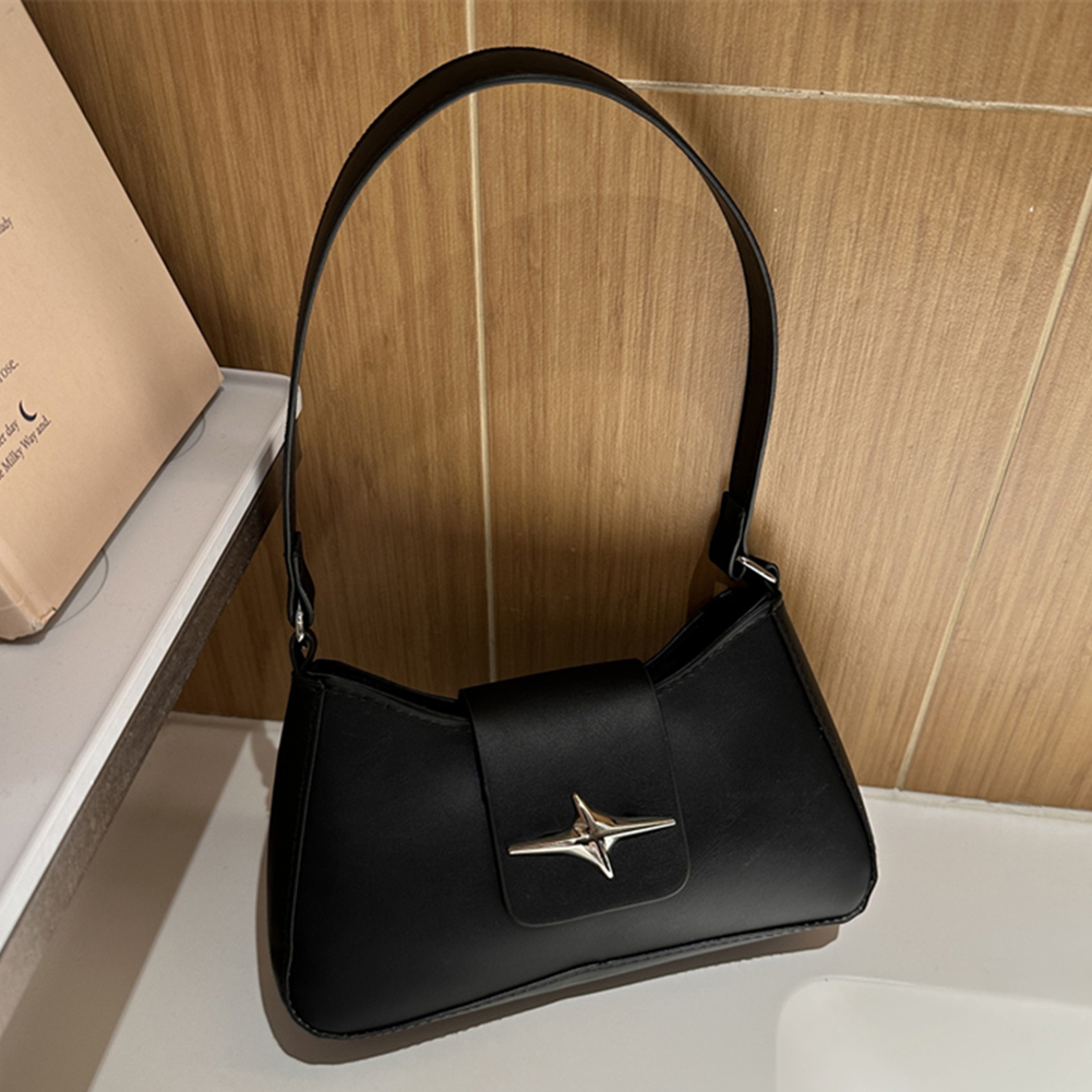 Luxury Small Purse For Women PU Leather Vintage Handbag 5