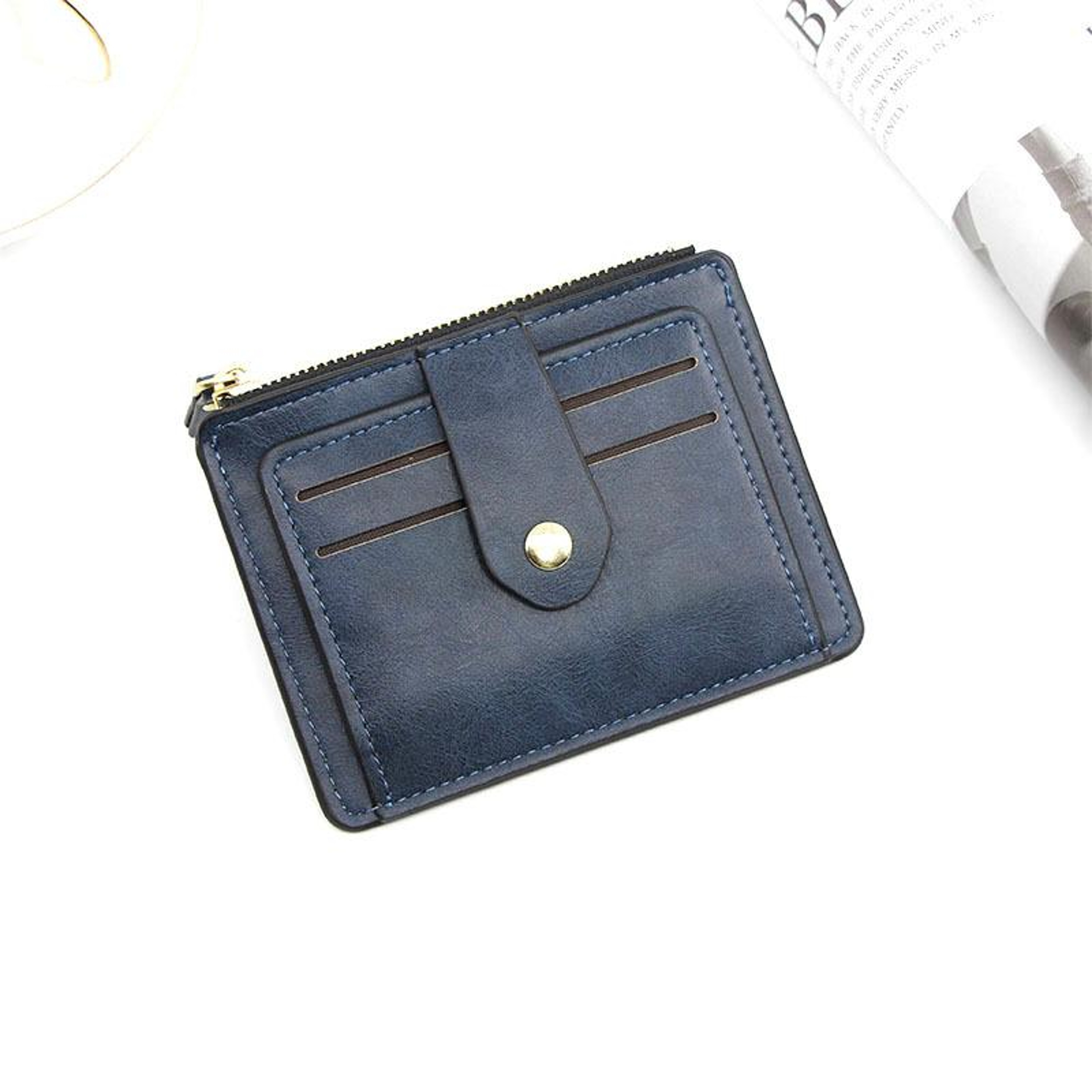 Luxury Slim Leather Wallet With Coin Pocket Mens Credit  ID Card Holder 7