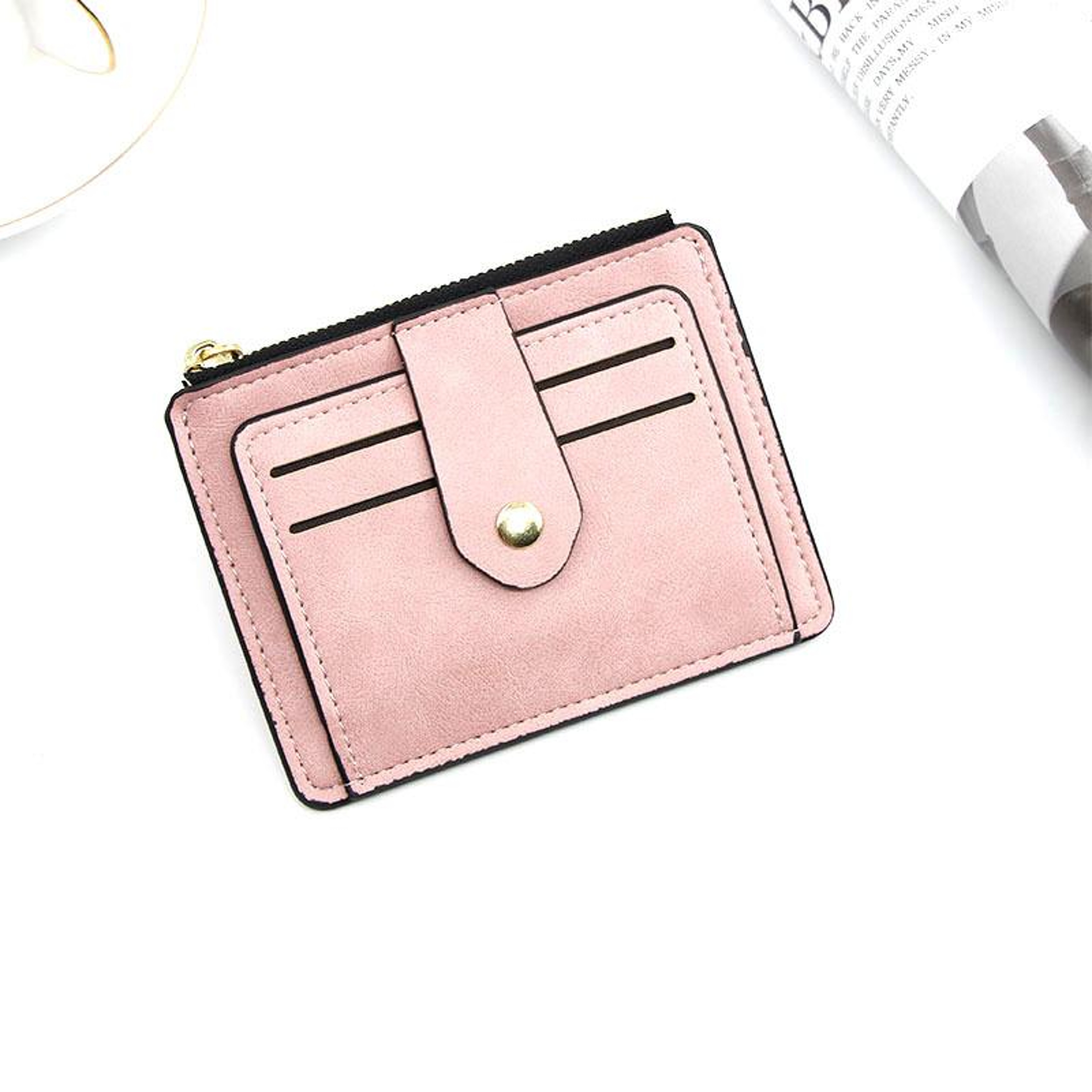 Luxury Slim Leather Wallet With Coin Pocket Mens Credit  ID Card Holder 9