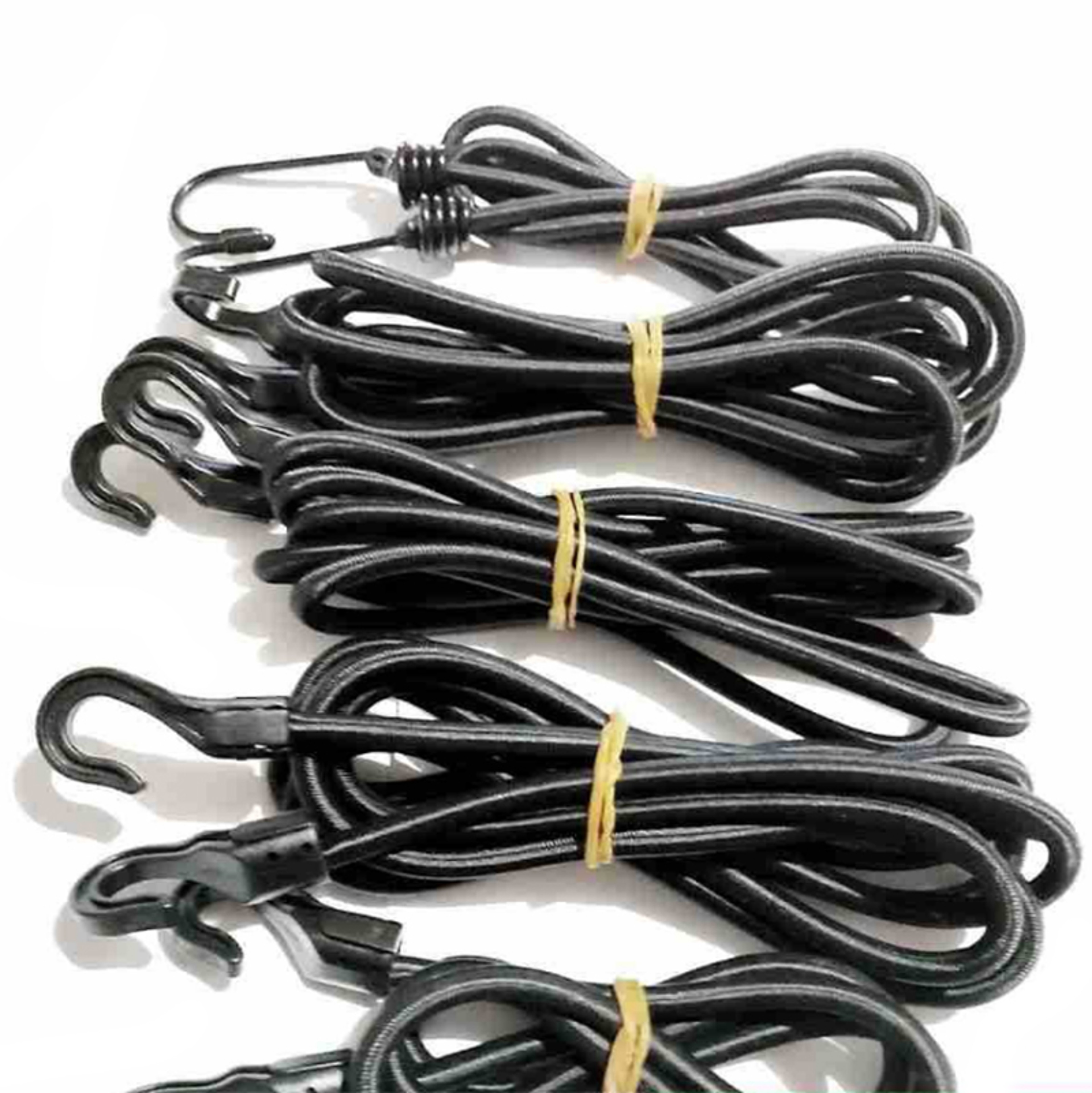 Heavy Duty Elastic Bungee Cord With Plastic Hooks Versatile Tie 2