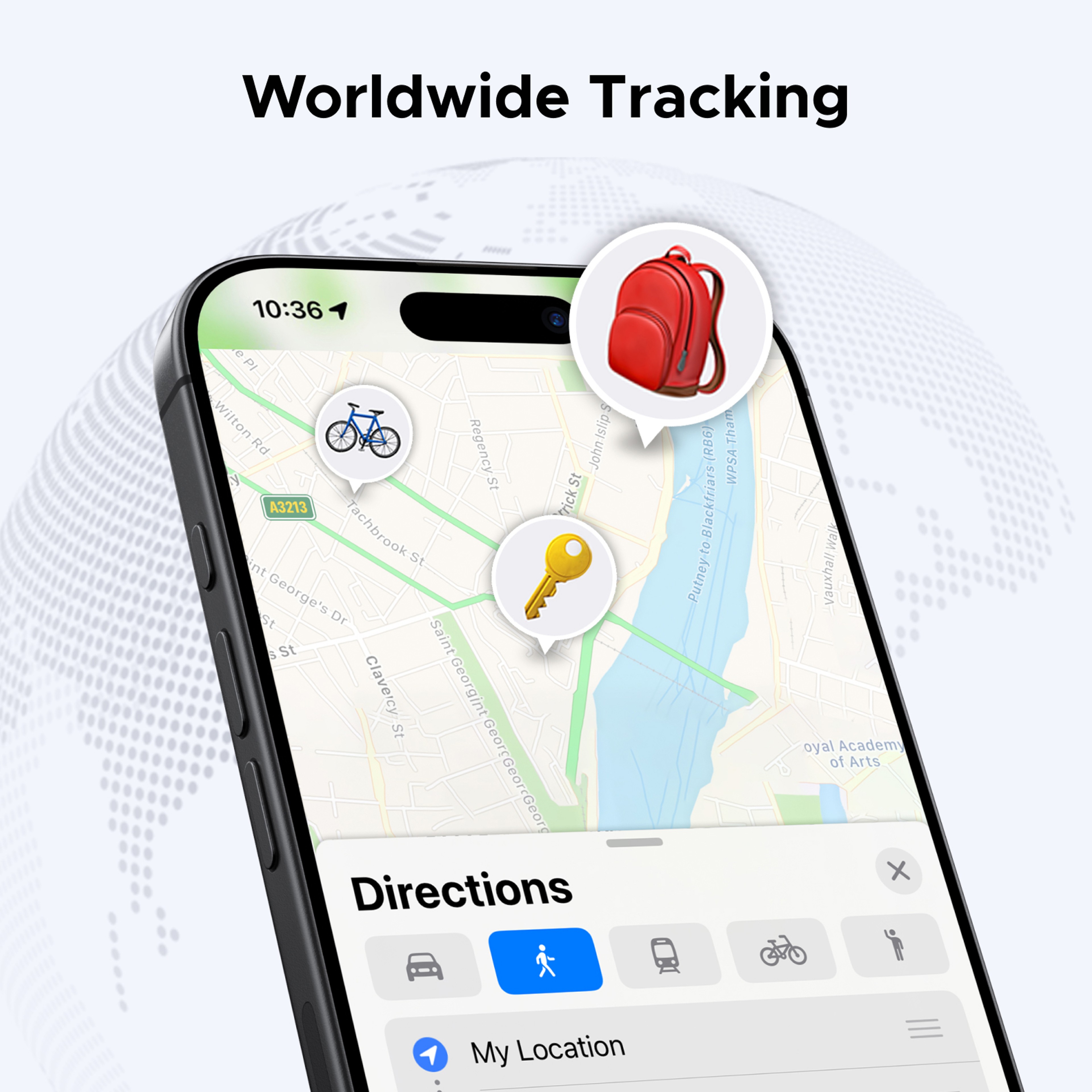 Smart Bluetooth Tracker Keys Finder Item Locator SmartTag 2
