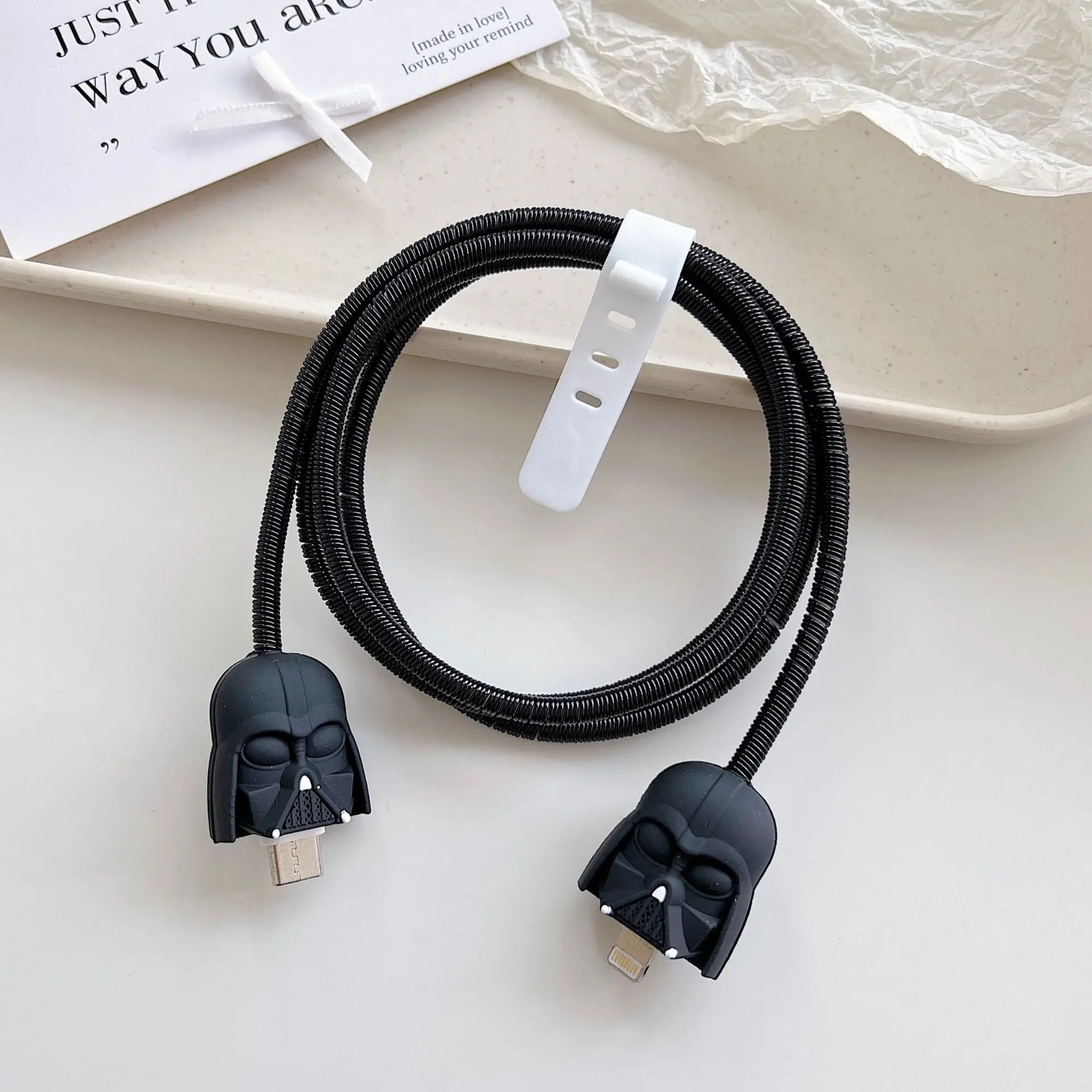Cartoon Charger Cable Protector For IPhone Charger Protection Stitch Data Line Winder 6