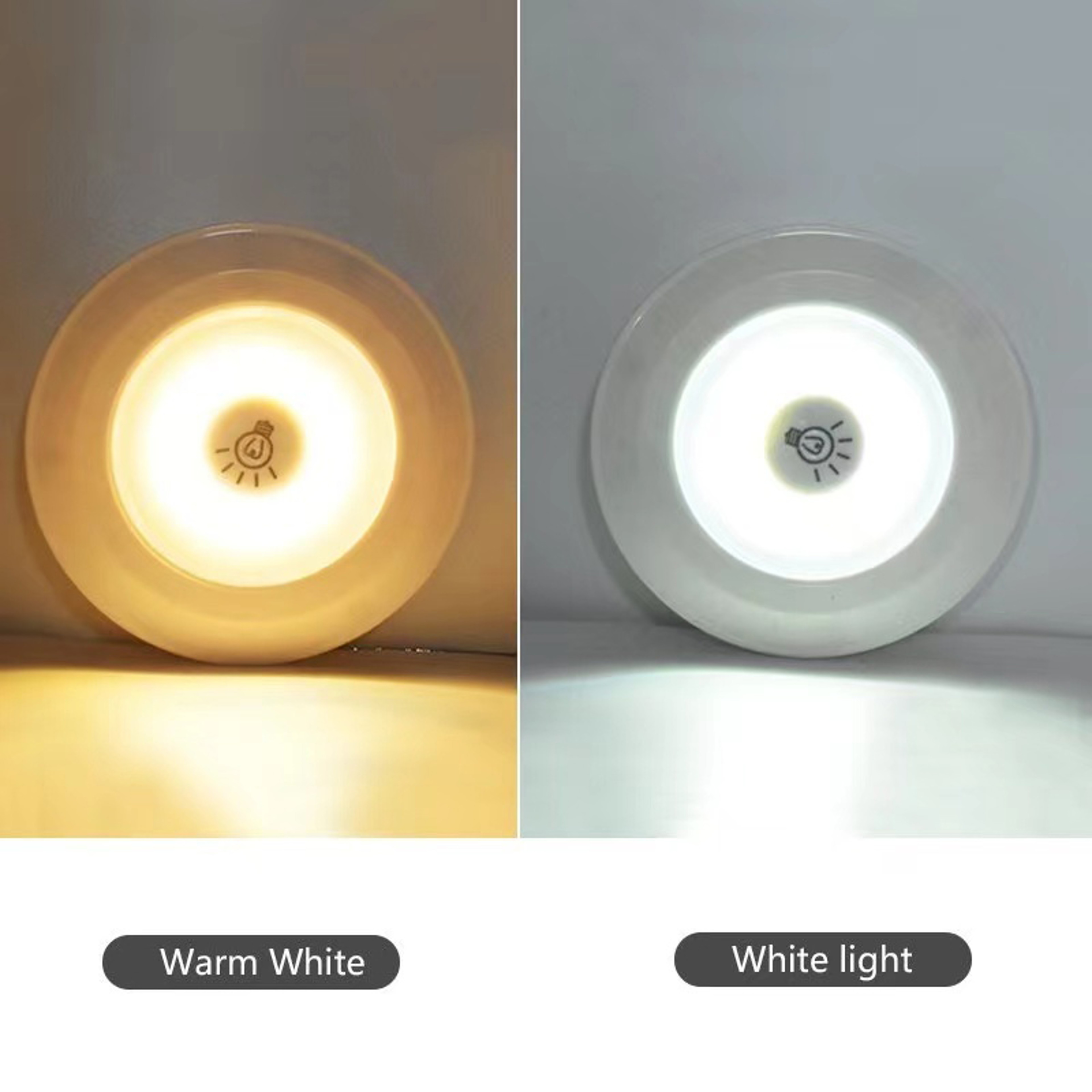 Dimmable LED Under Cabinet Light With Remote Control Battery Operated LED Closet Lights 5