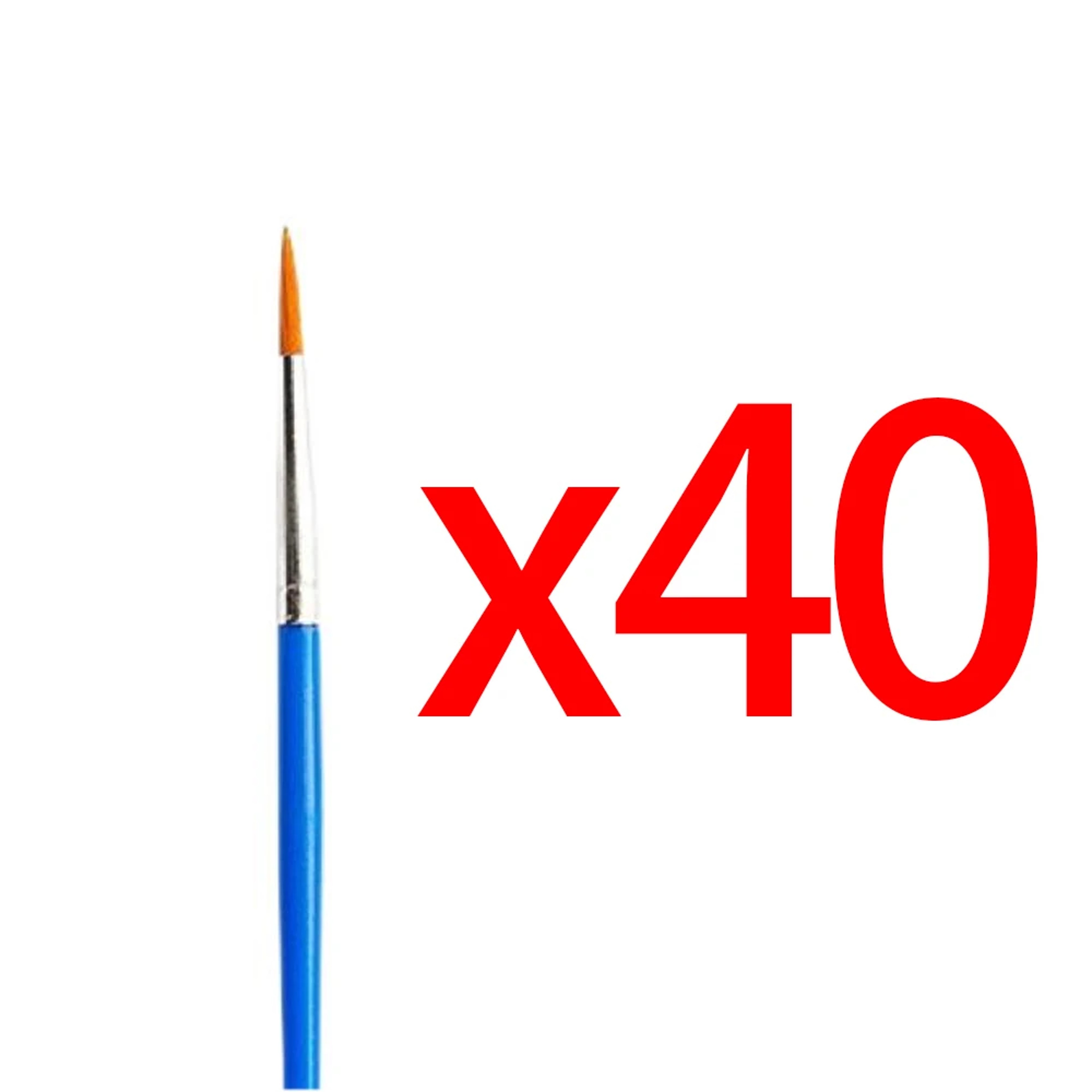 Kids Acrylic Paint Brushes Set Flat Round  Pointed Brush For Crafting Watercolor And Oil Painting 8